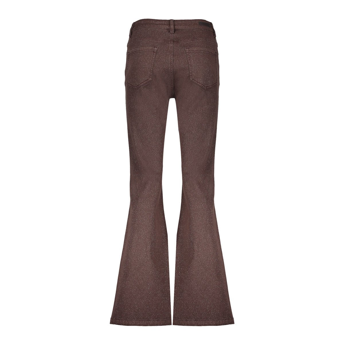 Jeans Flared Brown Lurex - Castelijn mode