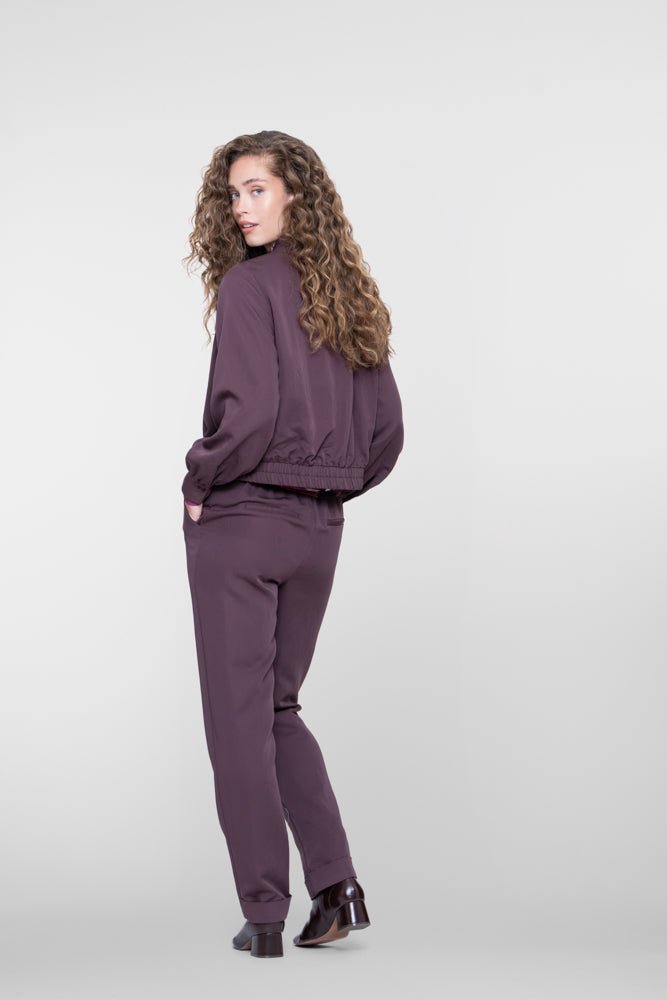 Joggingbroek Aubergine - Castelijn mode