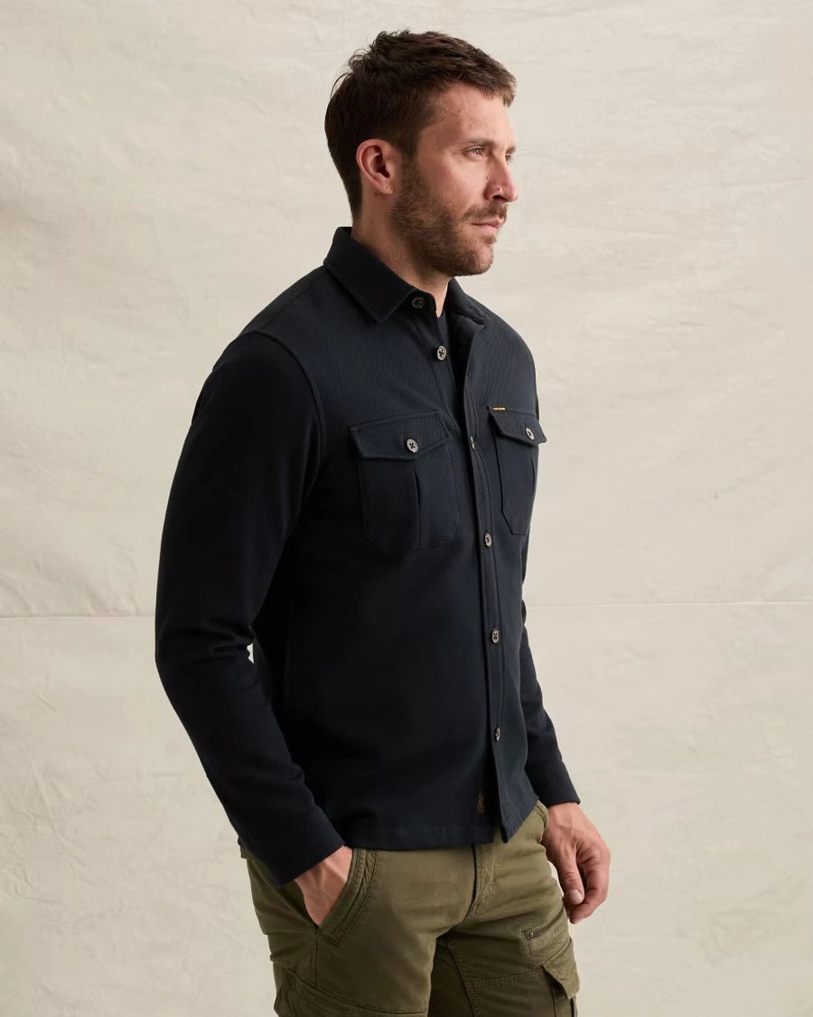 Jones Overshirt Twill Donkerblauw - Castelijn mode