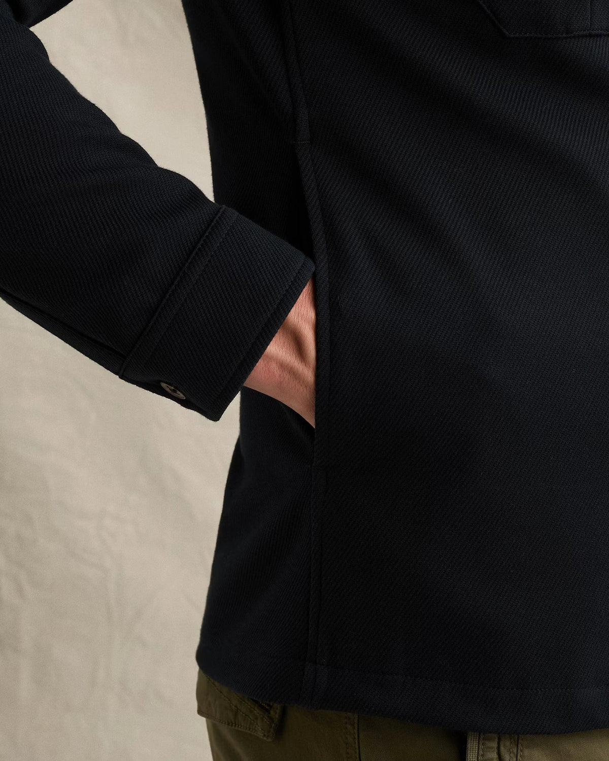 Jones Overshirt Twill Donkerblauw - Castelijn mode