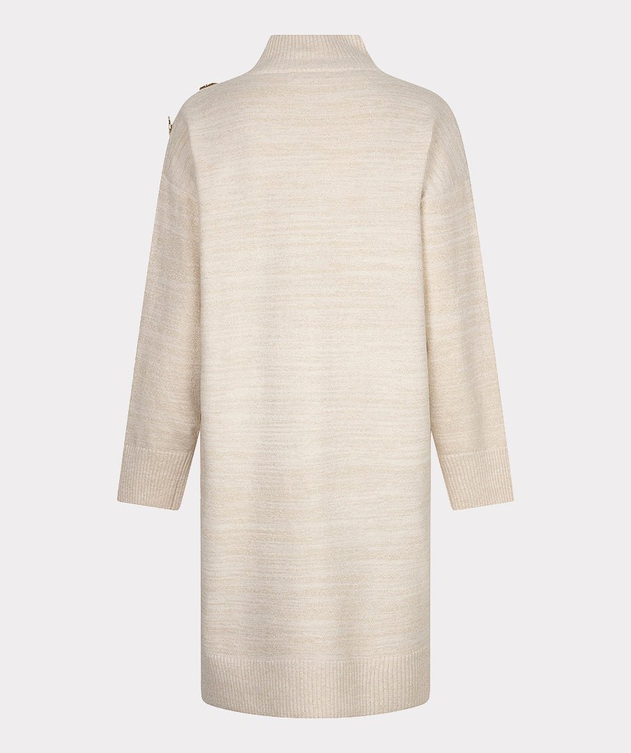 Jurk Melange Lurex Beige - Castelijn mode