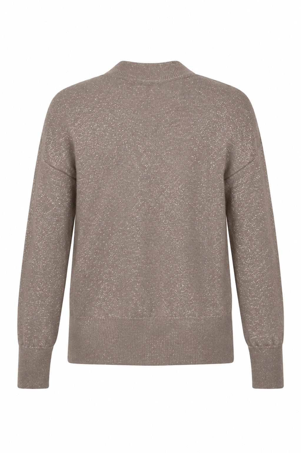 Kirsten Trui Lurex Taupe - Castelijn mode