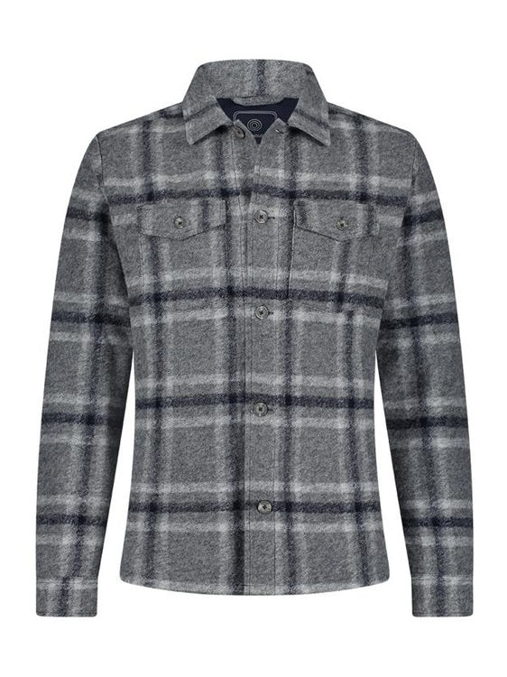 NAPOLIW24 - M4 Overshirt grijs - Castelijn mode