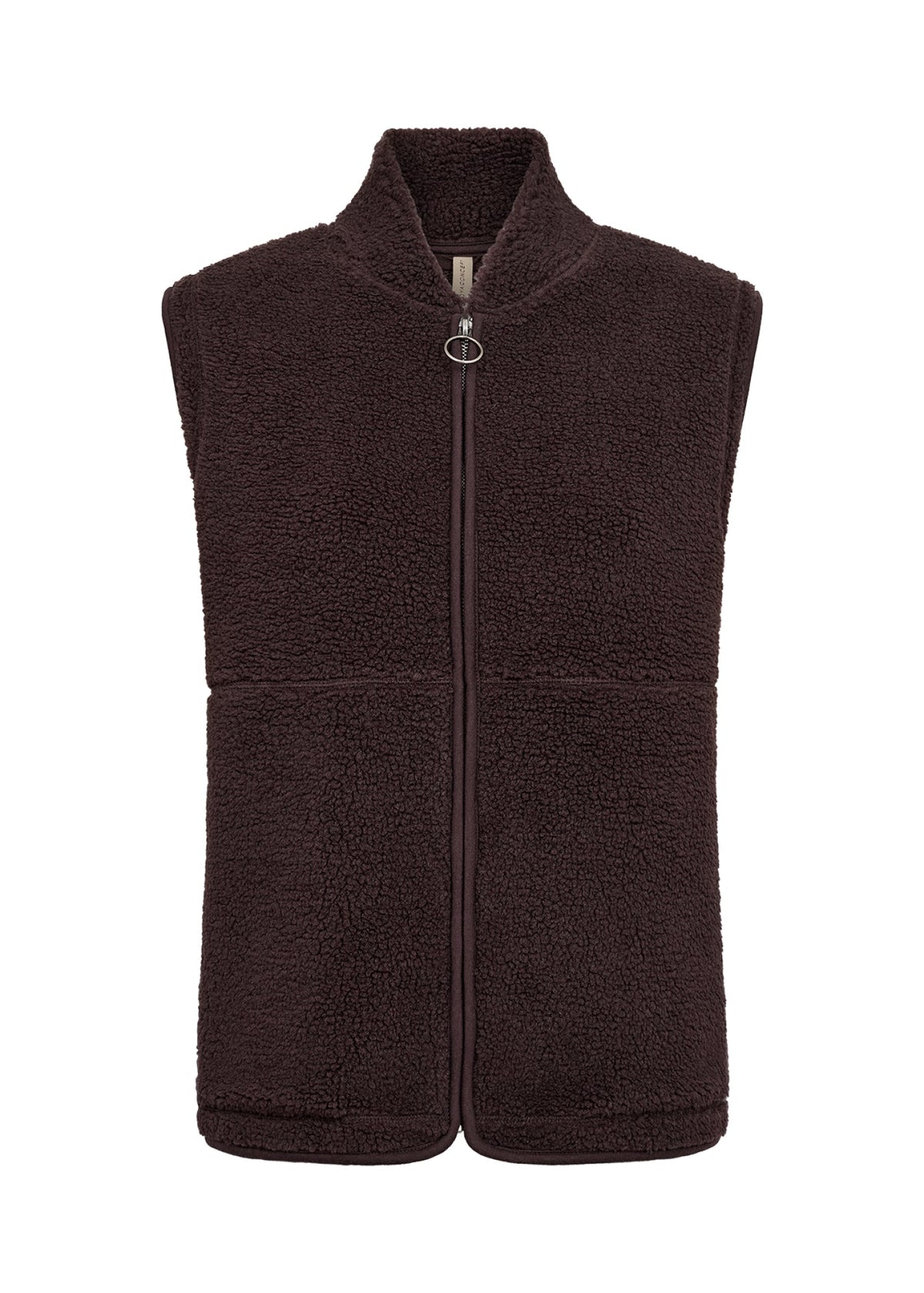 Onyx Teddy Gilet Donkerbruin - Castelijn mode