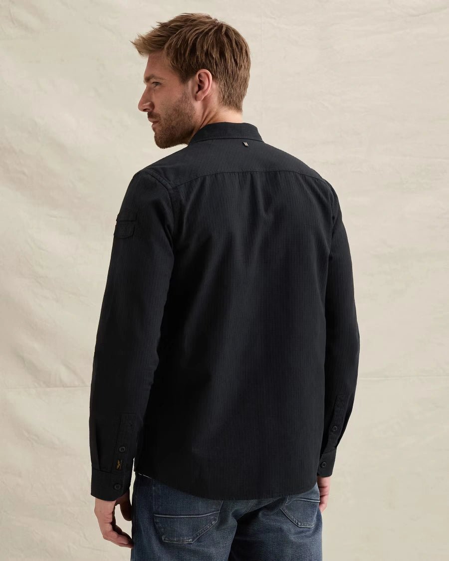 Overhemd Borstzakken Donkerblauw - Castelijn mode