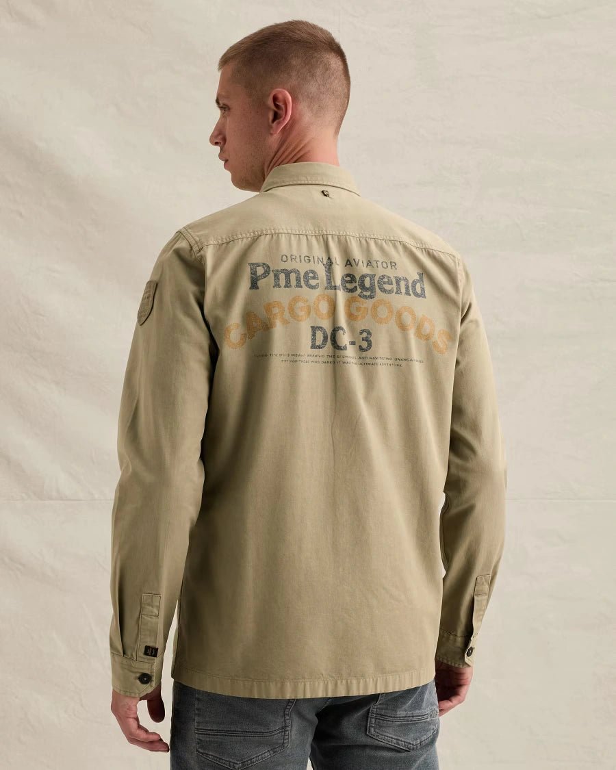 Overshirt Cargo Goods Khaki - Castelijn mode