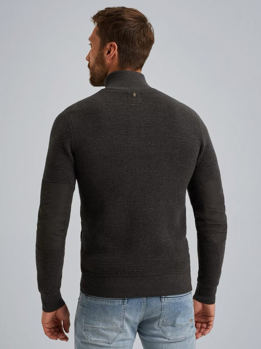 PKC2510322 - 971 VEST MET ELLEBOOGPATCHES - Castelijn mode