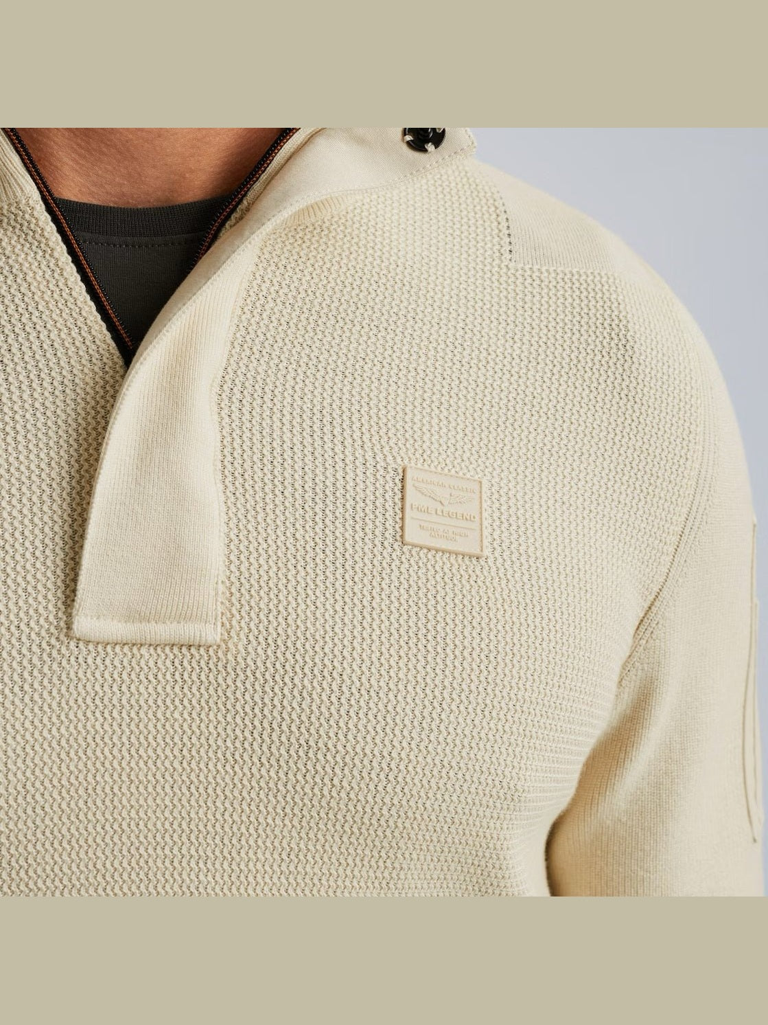 PKW2509322 - 7013 Trui met halve rits - Castelijn mode