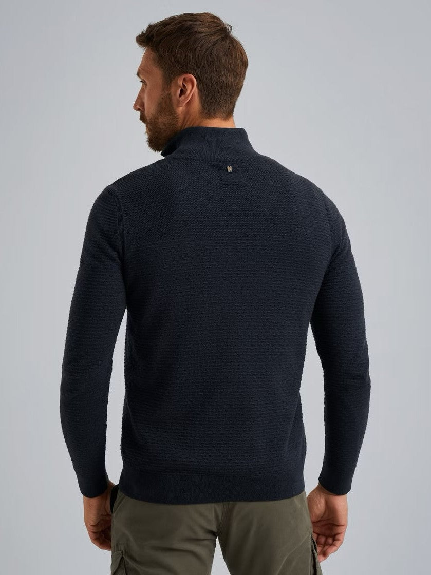 PKW2510301 - 5281 trui met halve rits - Castelijn mode