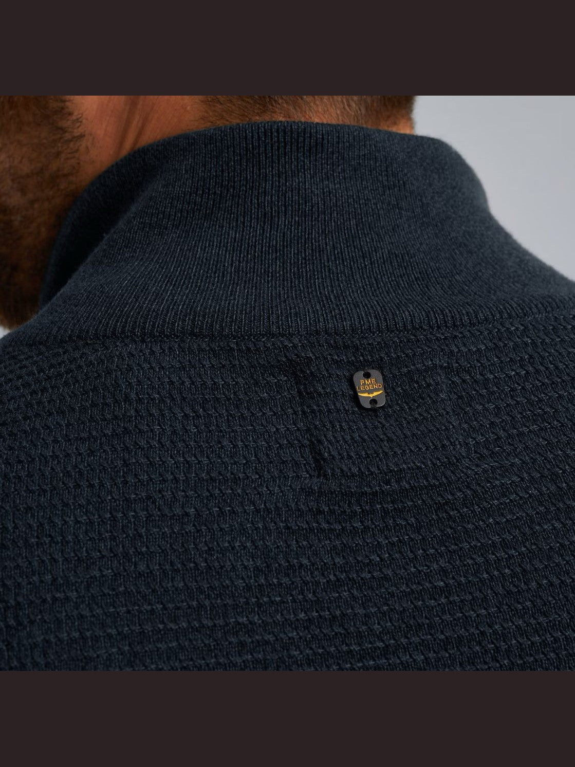 PKW2510301 - 5281 trui met halve rits - Castelijn mode