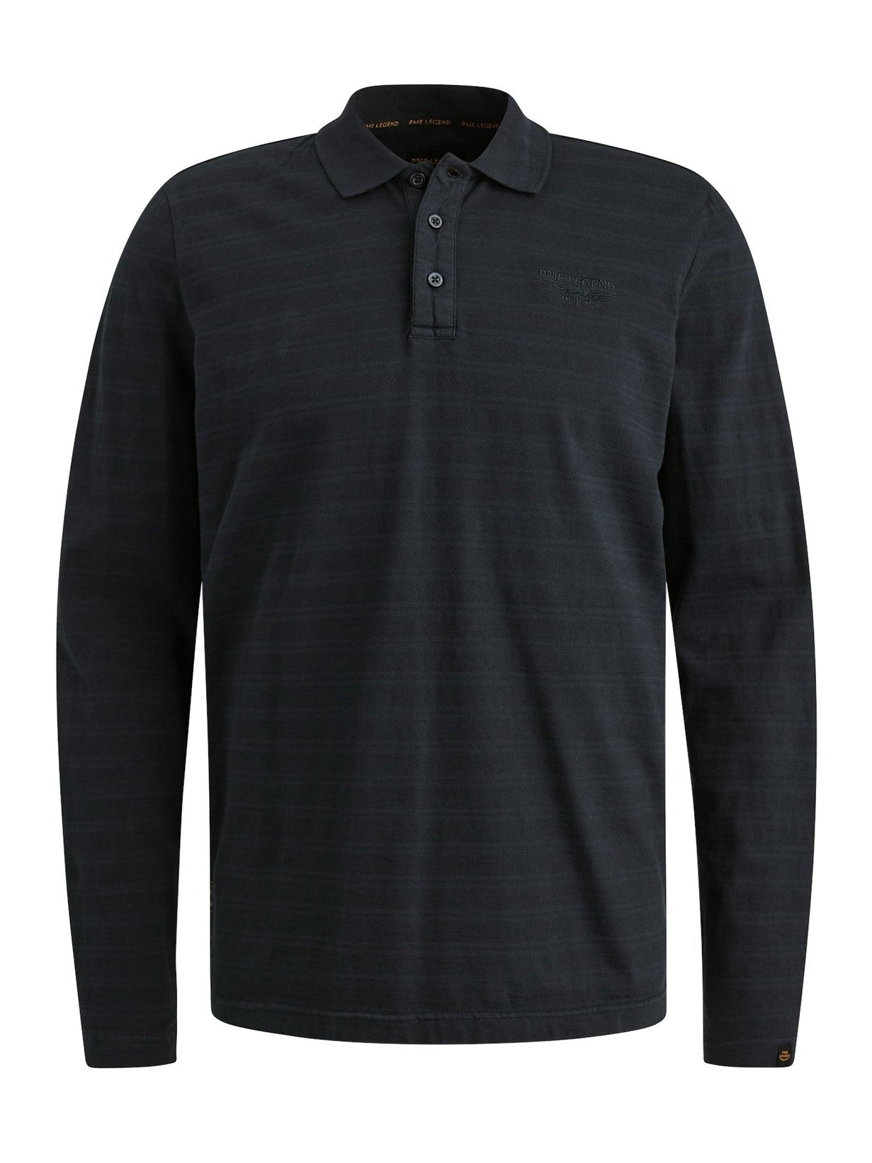 PPS2508807 - 5281 melange 2546 stripe Long Sleeve Polo's - Castelijn mode