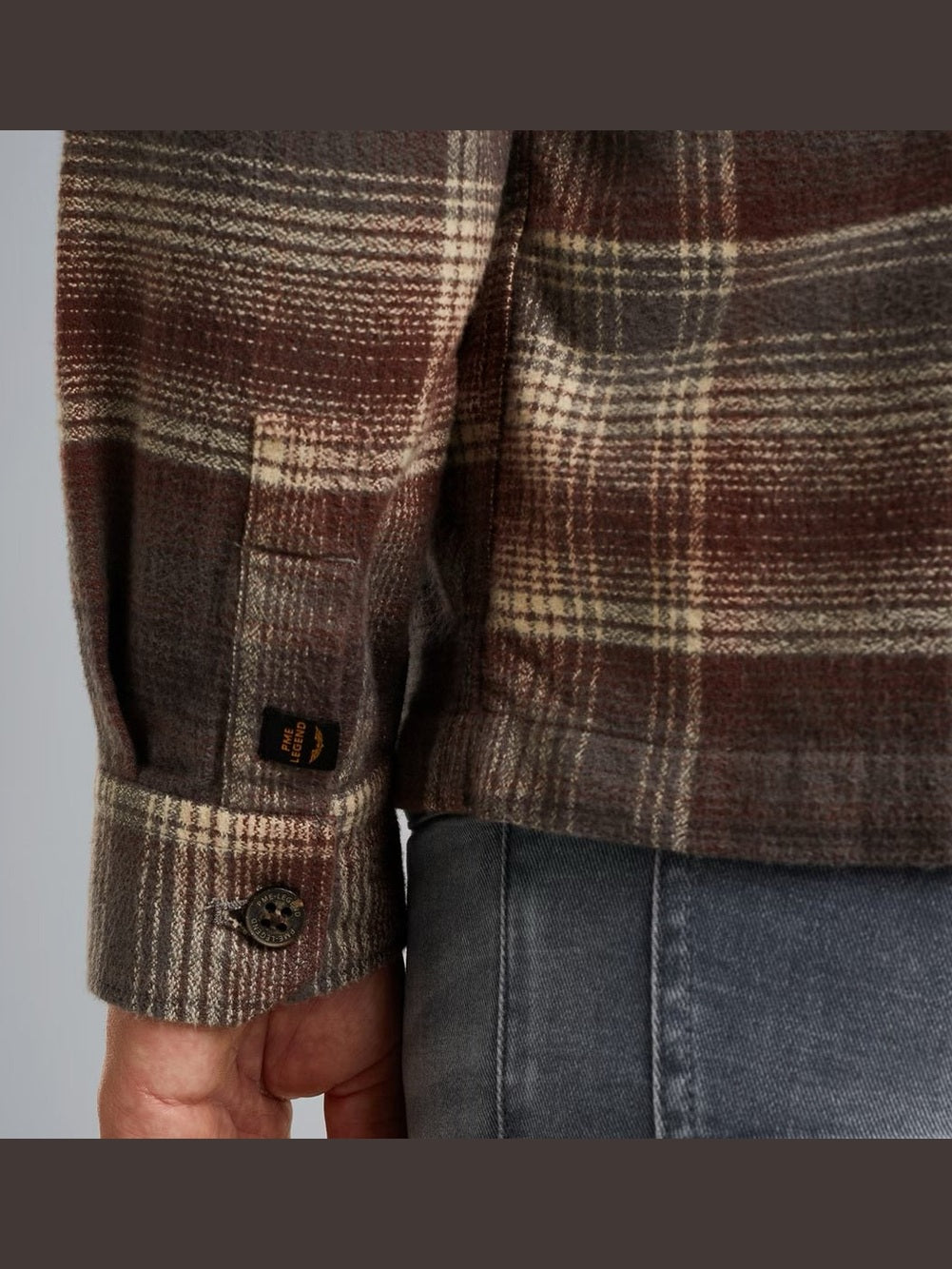 PSI2509244 - 8203 Shirt jacket met ruitpatroon - Castelijn mode