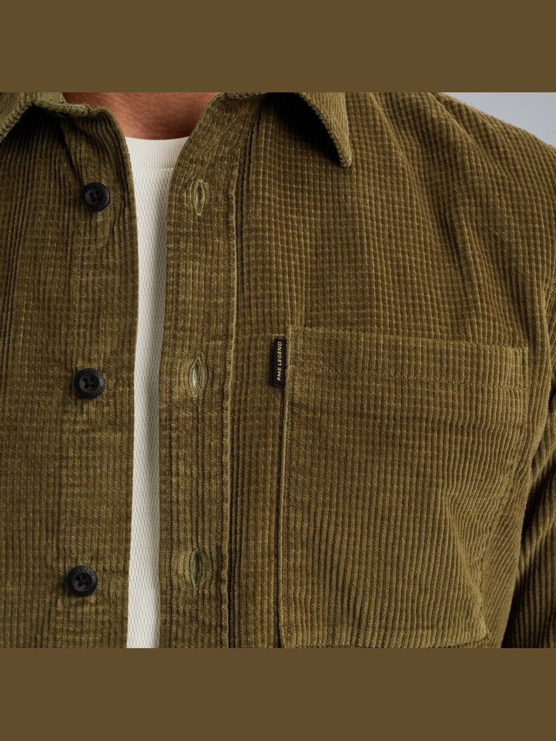 PSI2510206 - 6389 OVERHEMD VAN CORDUROY - Castelijn mode