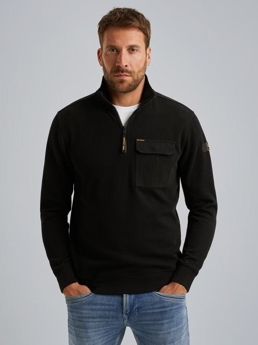 PSW2509457 - 999 Trui met halve rits - Castelijn mode