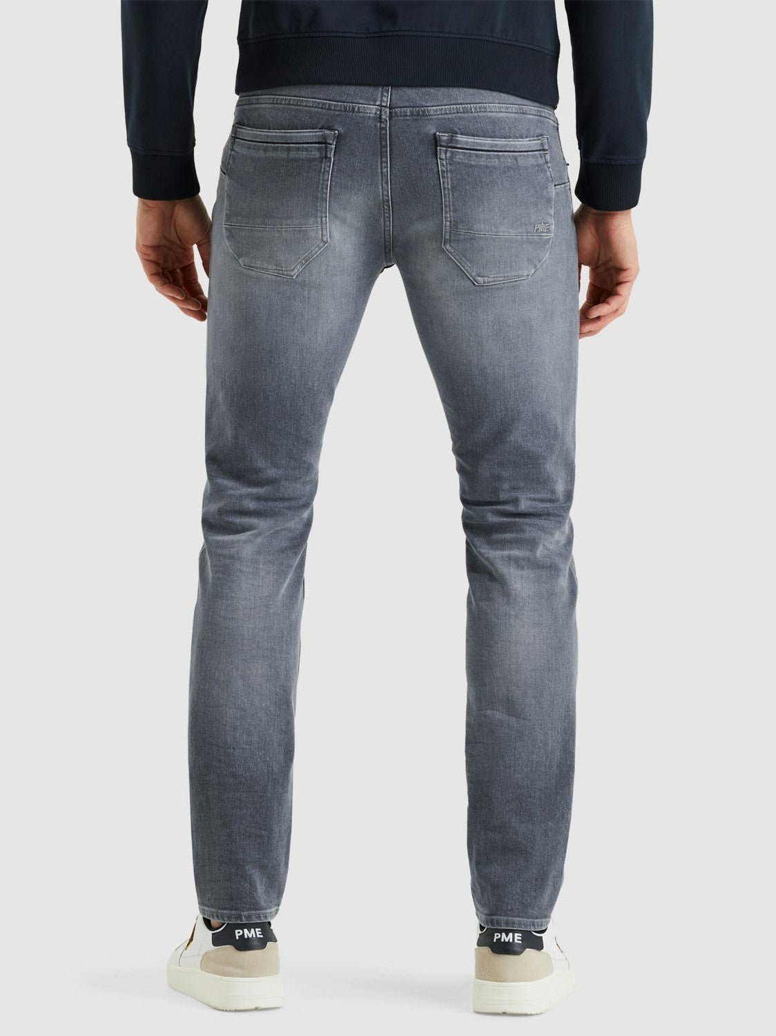 ptr120 - igb NIGHTFLIGHT Jeans Injected Grey Blue – Regular Fit - Castelijn mode