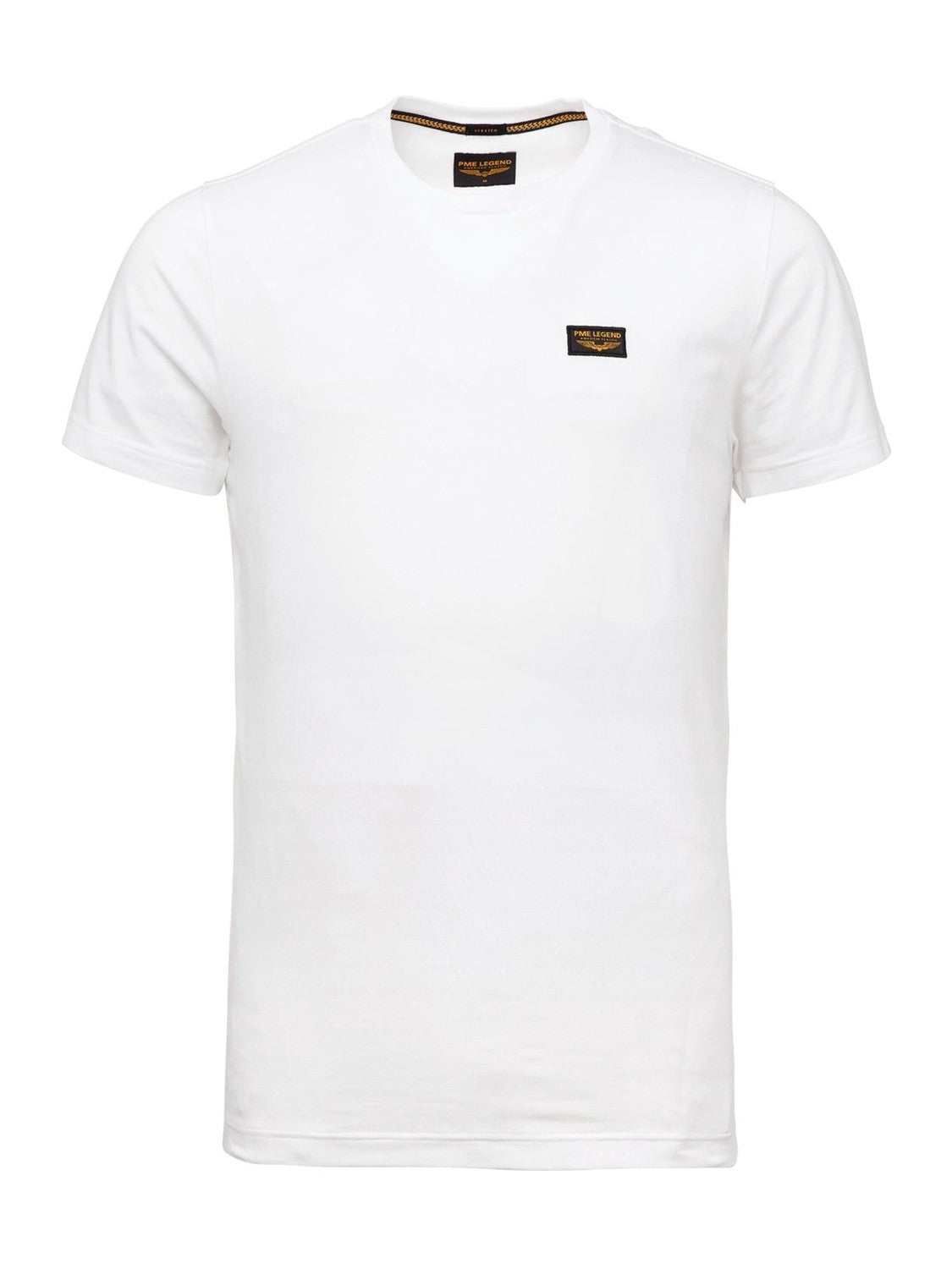 PTSS0000555 7003 T-shirt SSR Short sleeve R - neck Wit - Castelijn mode