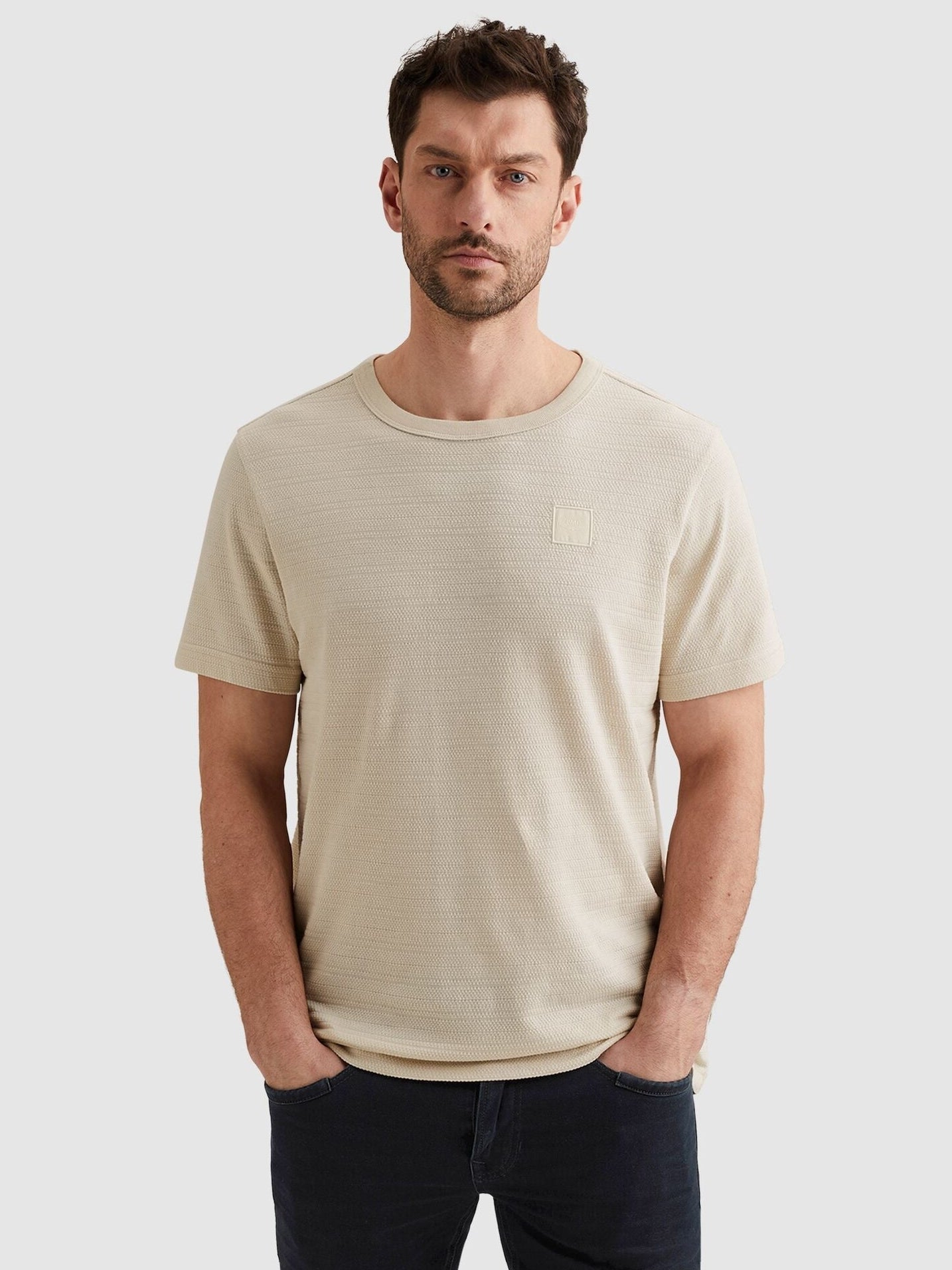 PTSS2602563 - 7013 T-shirt ecru - Castelijn mode