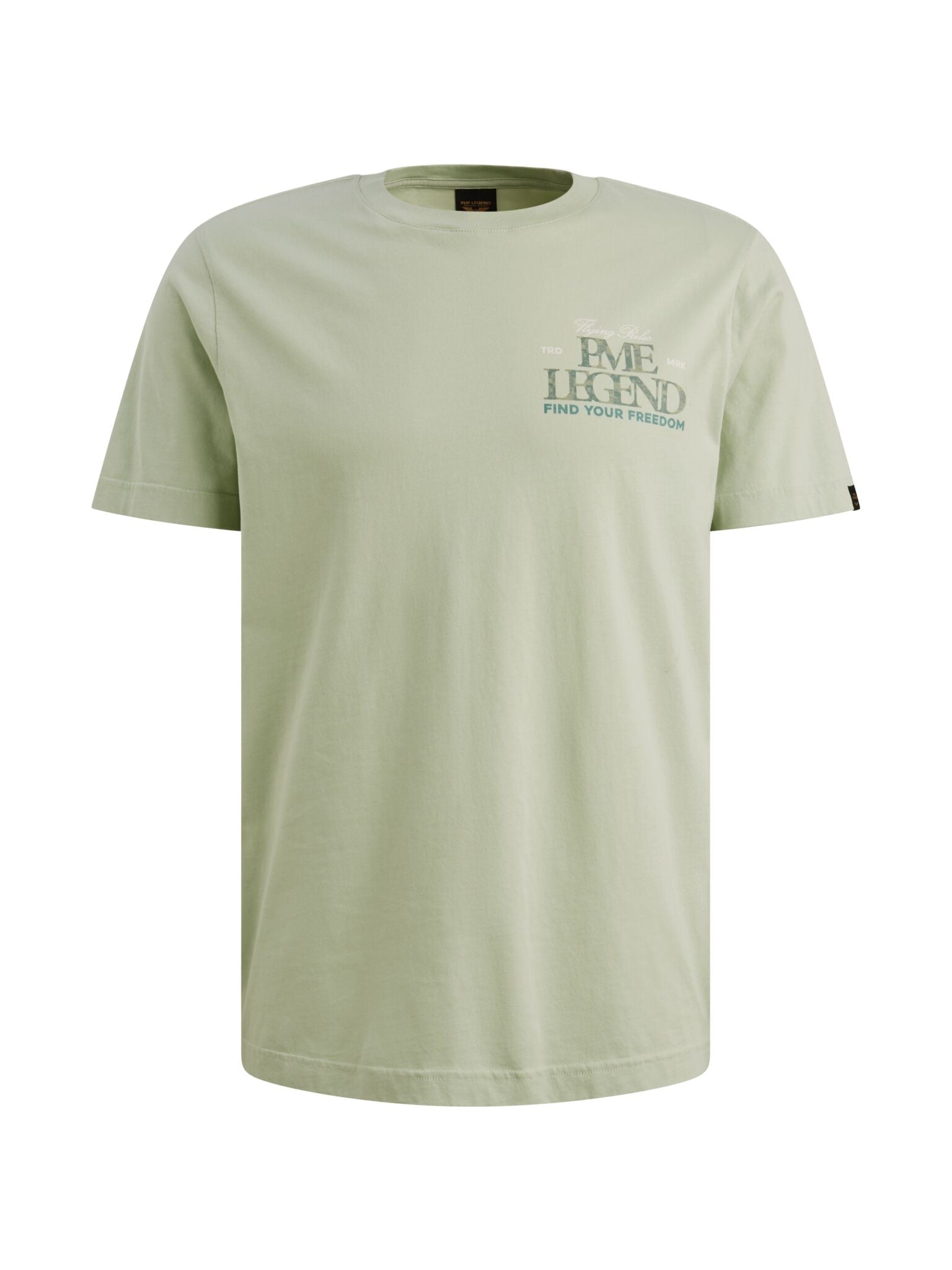 PTSS2604597 - 6168 T-shirt Groen Artwork - Castelijn mode