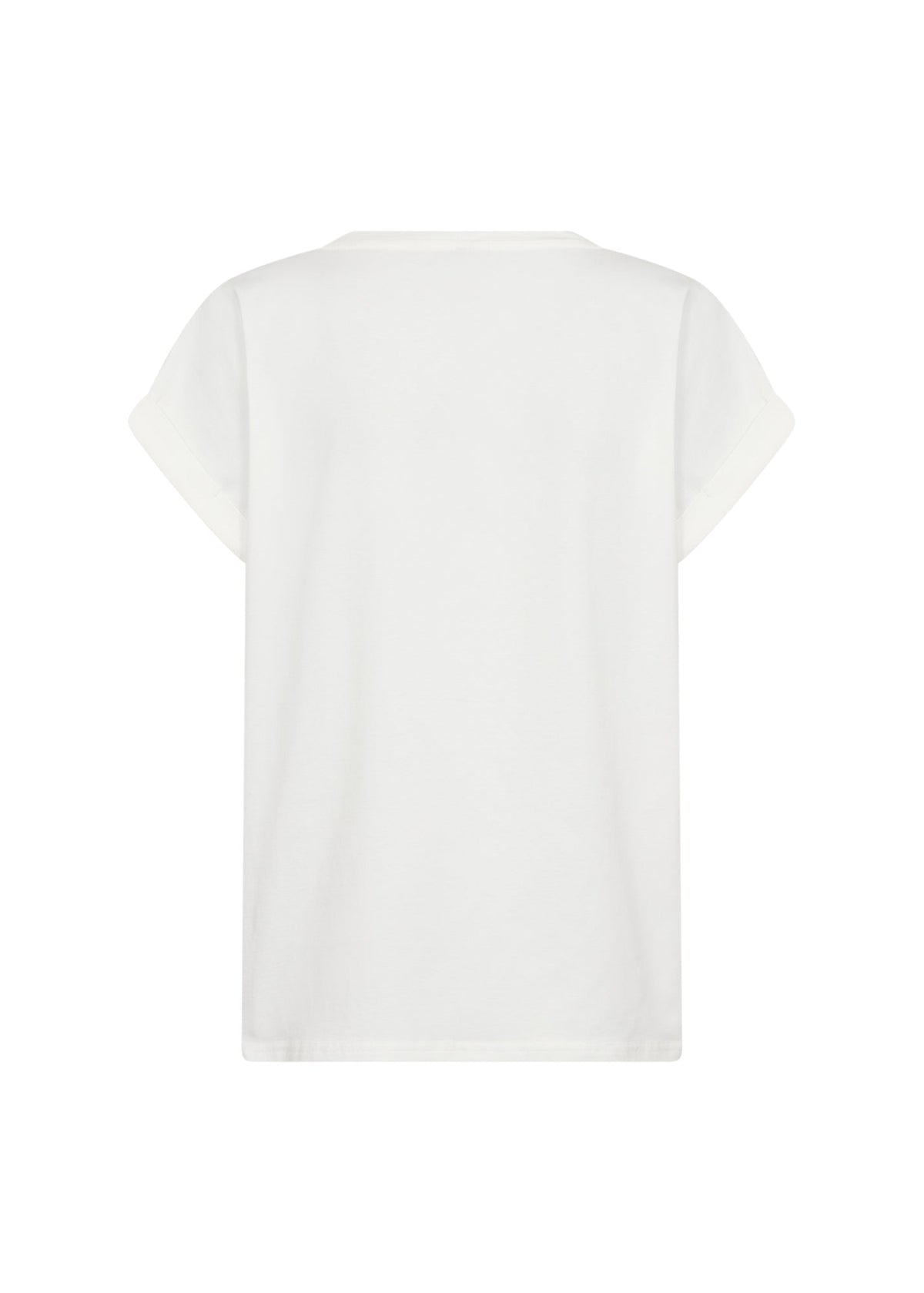 Rina T Shirt Wit Camel - Castelijn mode