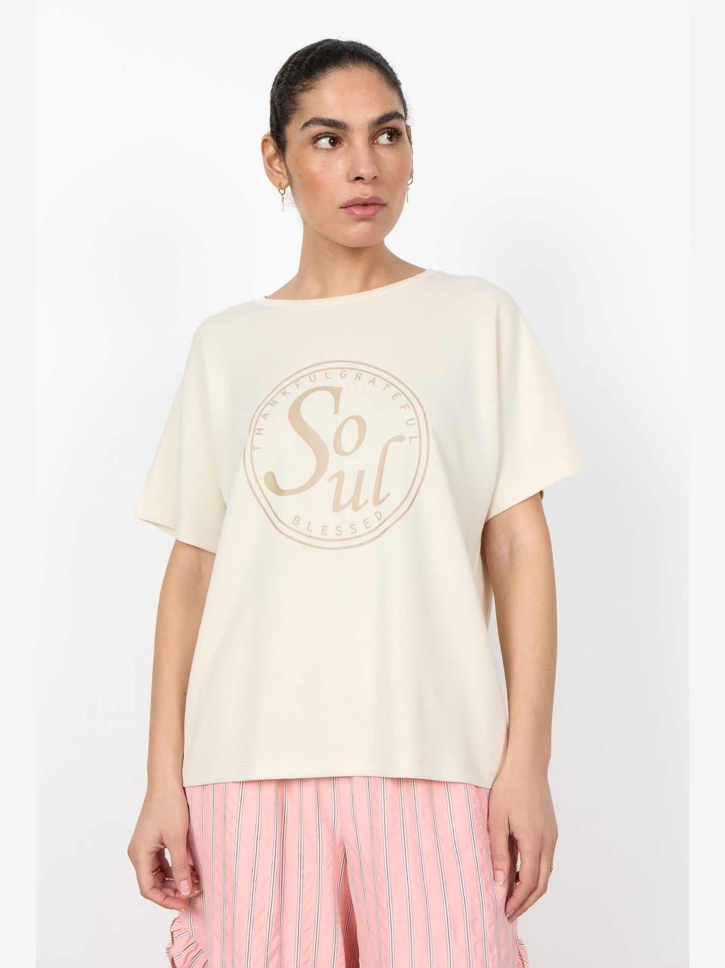 SC - BANU 301 T-Shirt Crème - Castelijn mode