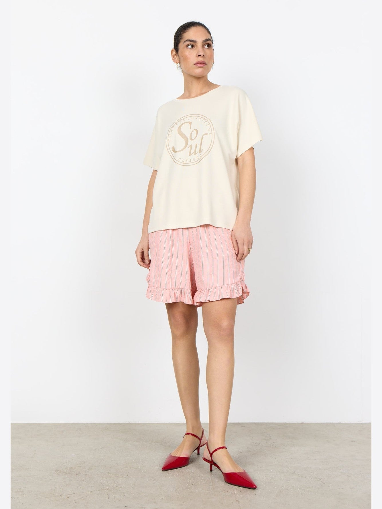 SC - BANU 301 T-Shirt Crème - Castelijn mode