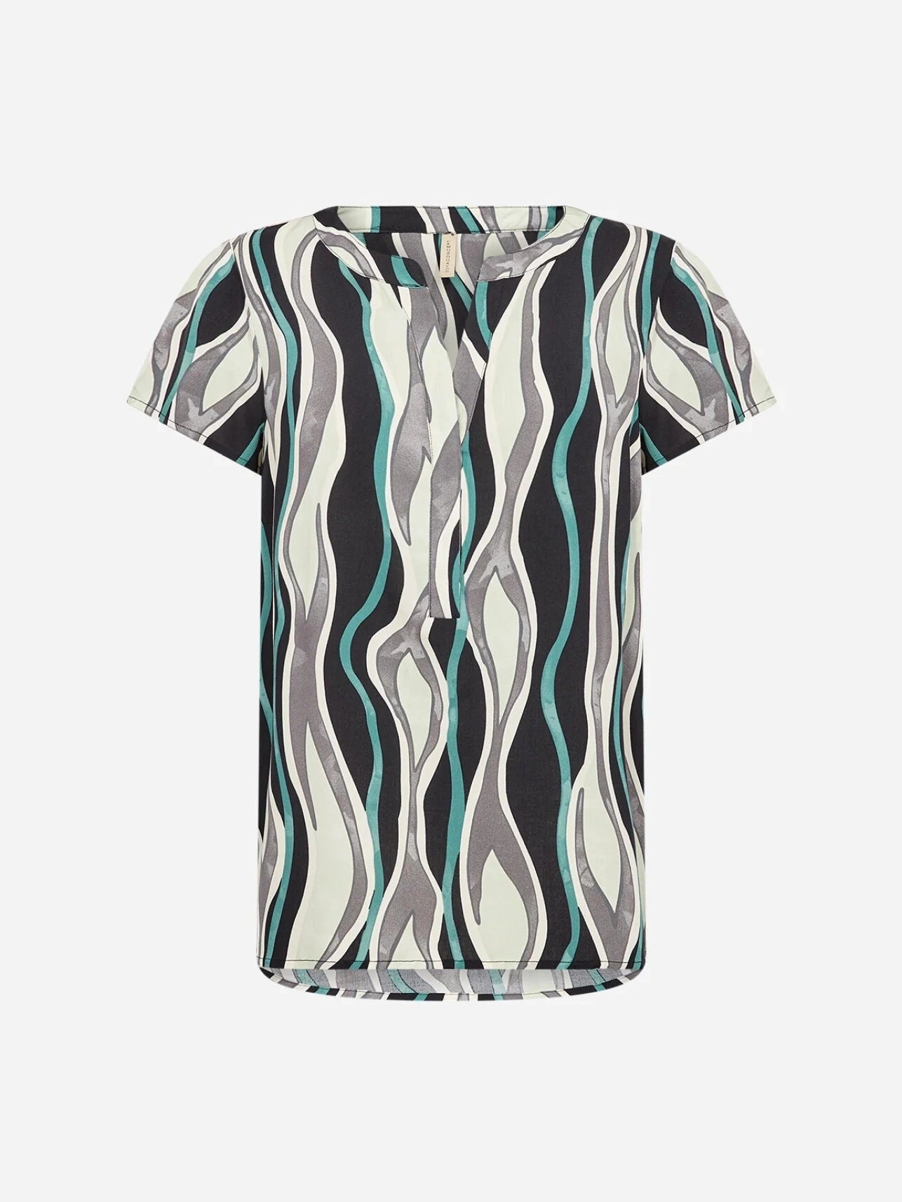 SC - CAMMI 1 Blouse Wave print - Castelijn mode
