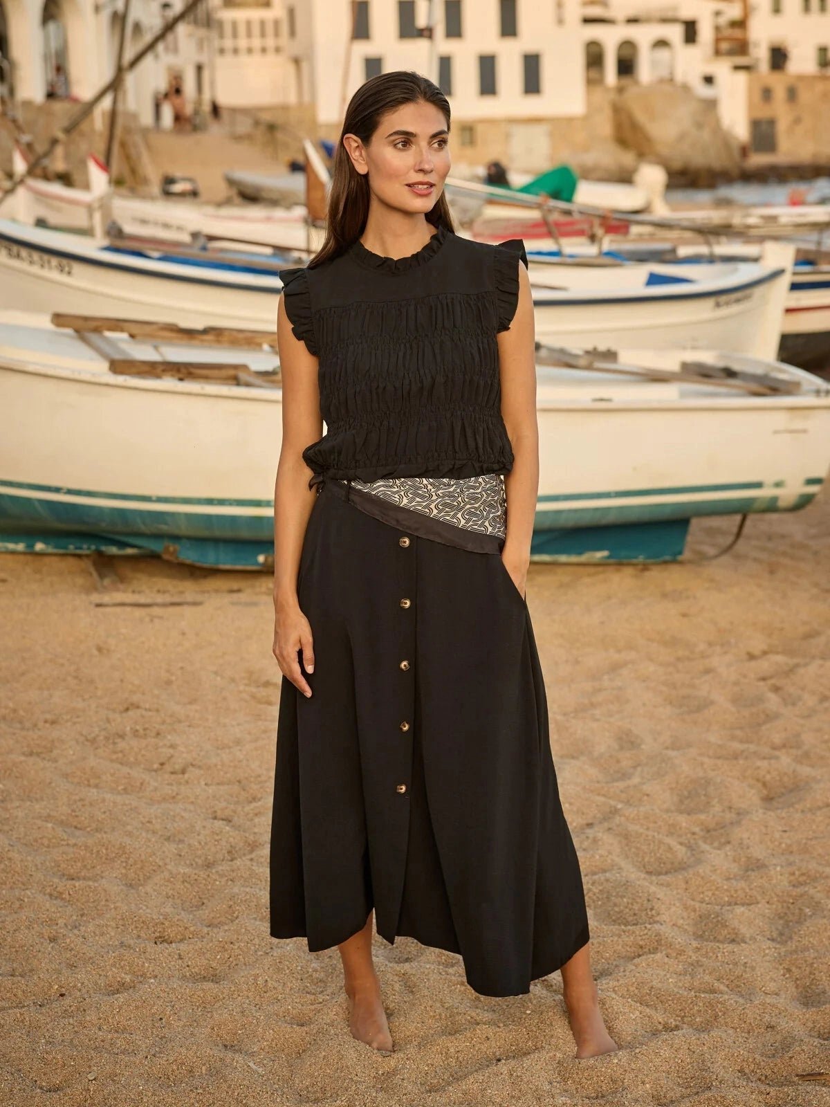 SC - CATH 9 Rok zwart - Castelijn mode