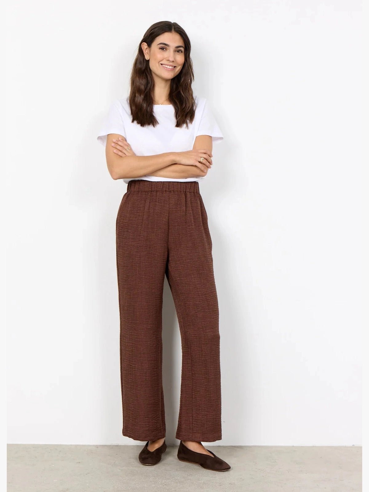 SC - CHARISSA 3 - C Broek bruin - Castelijn mode