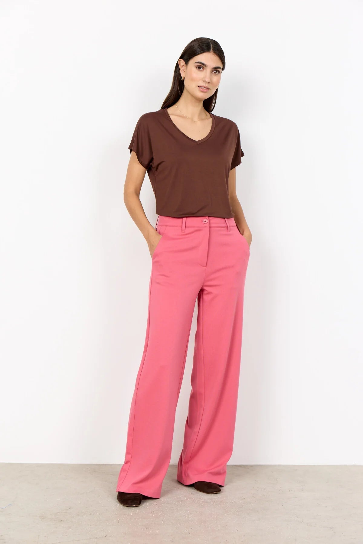 SC - DANIELA 9 Broek roze - Castelijn mode