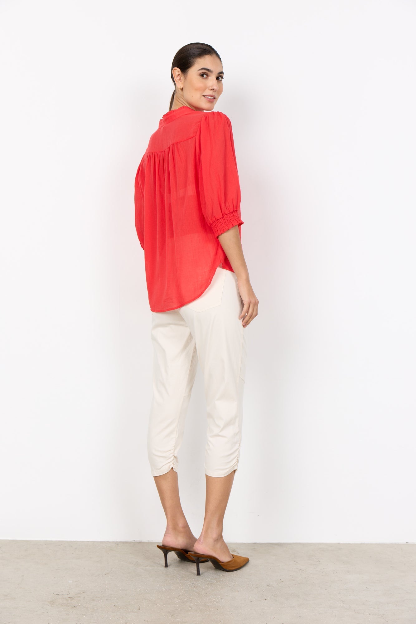 SC - FABIANA 3 Blouse rood - Castelijn mode