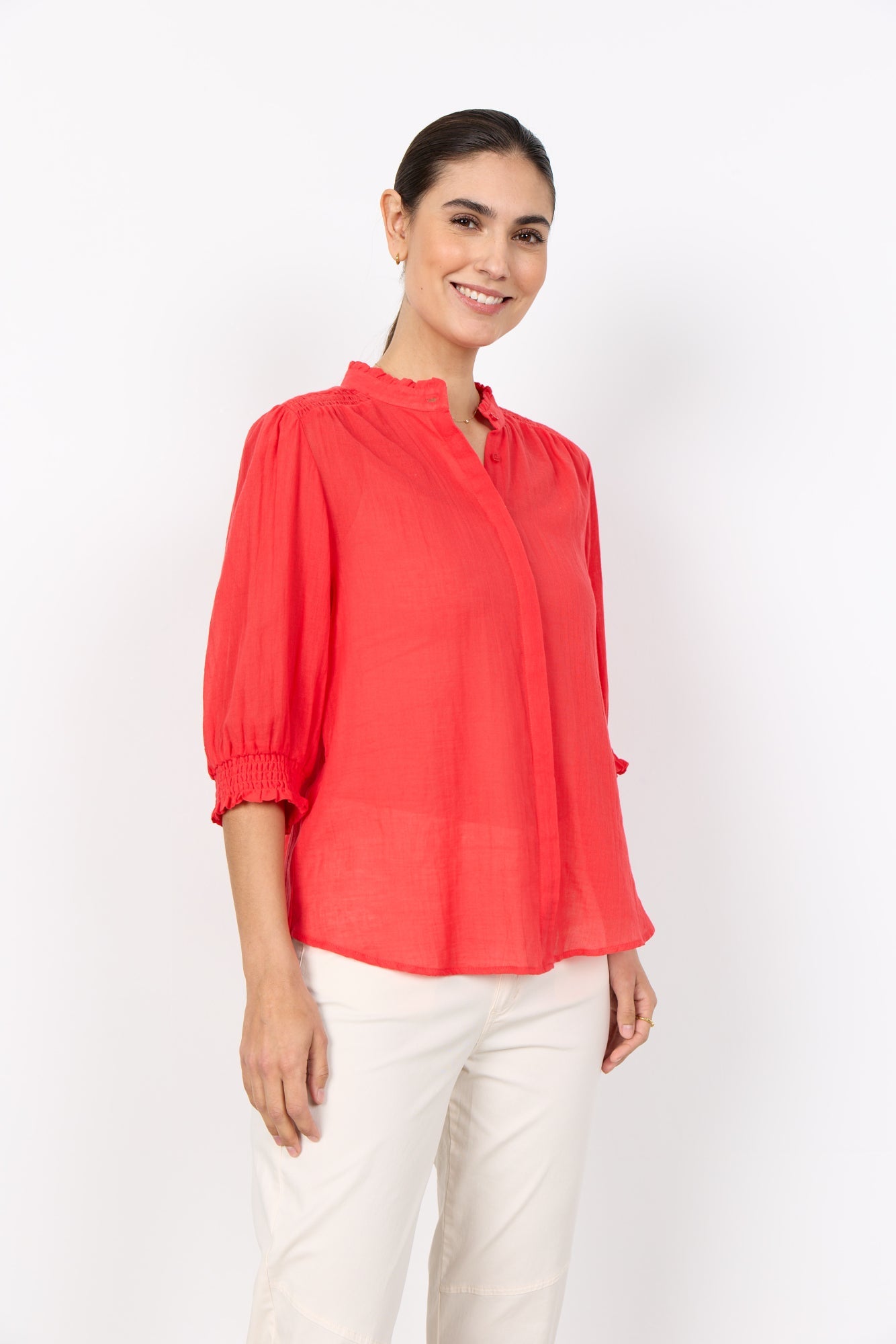 SC - FABIANA 3 Blouse rood - Castelijn mode