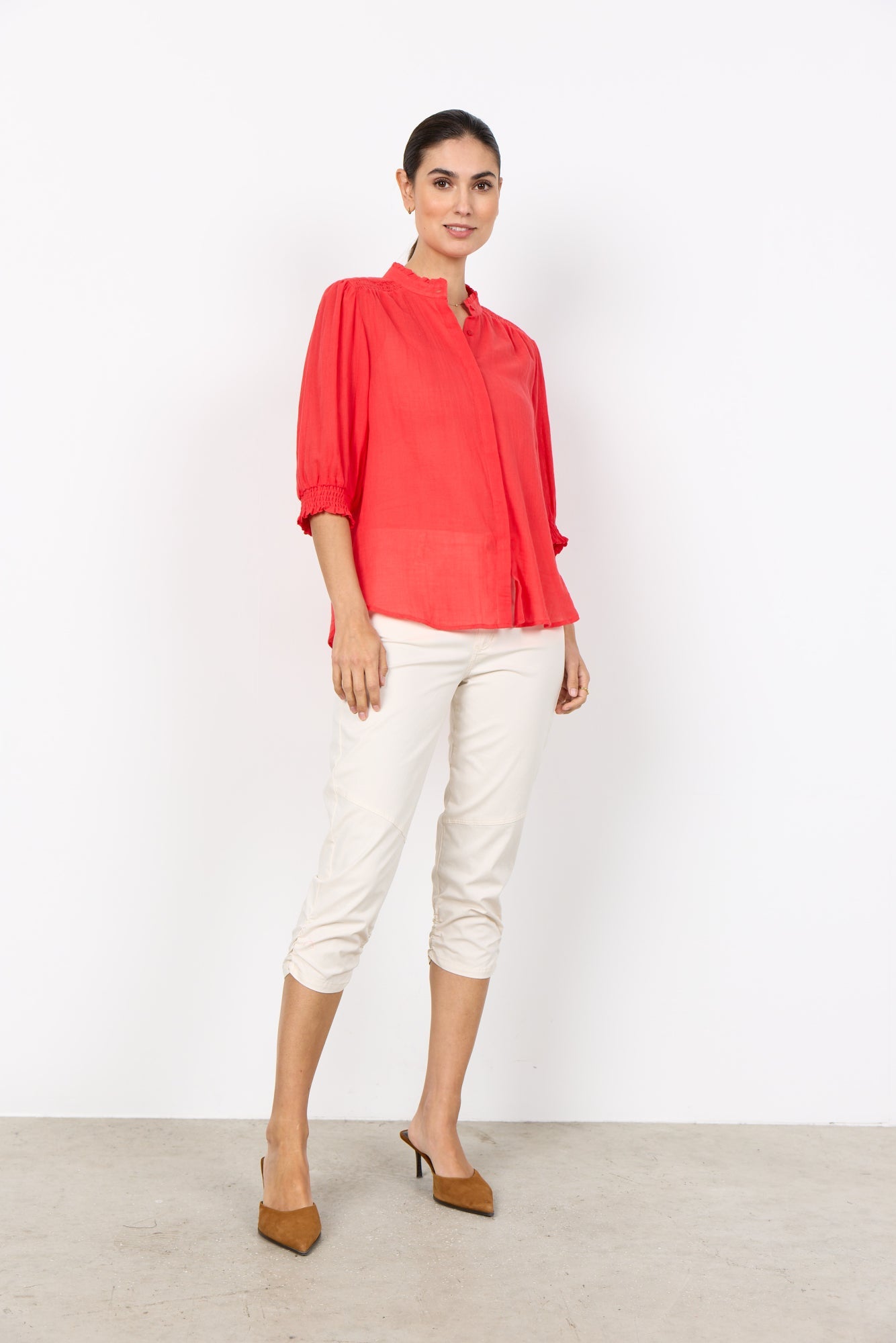 SC - FABIANA 3 Blouse rood - Castelijn mode