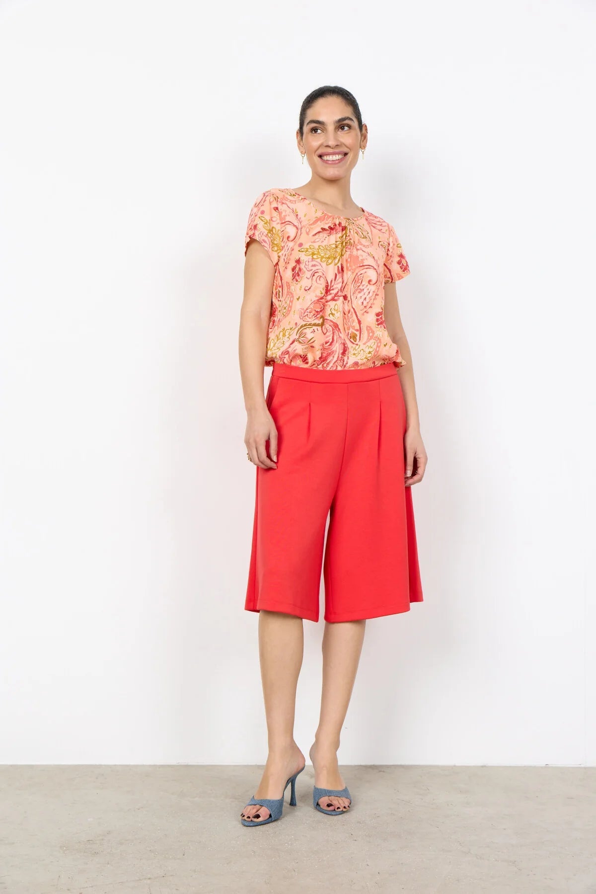 SC - FANETH 2 T-shirt koraal - Castelijn mode