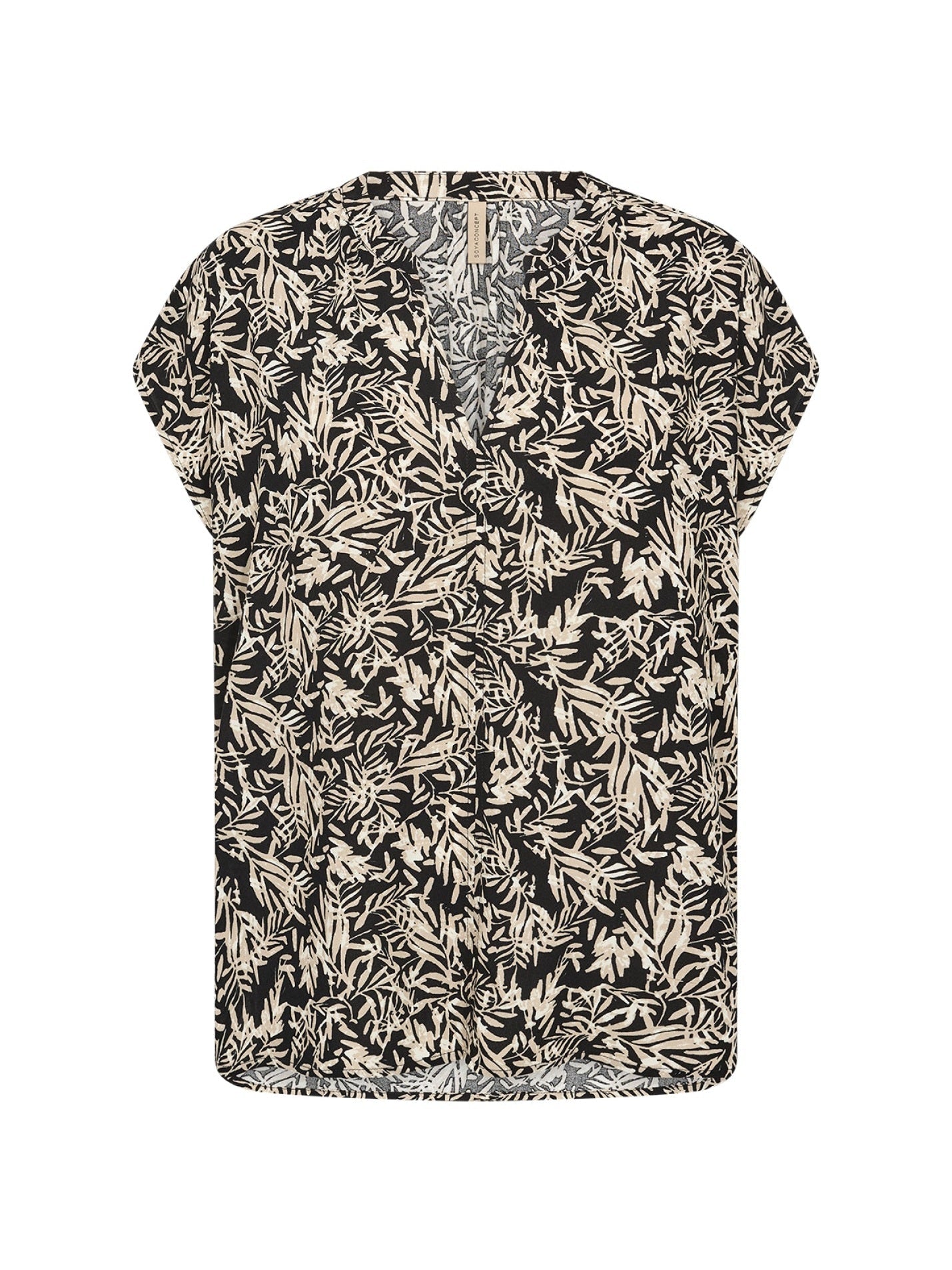 SC - FAYE 2 Blouse zwart/beige - Castelijn mode