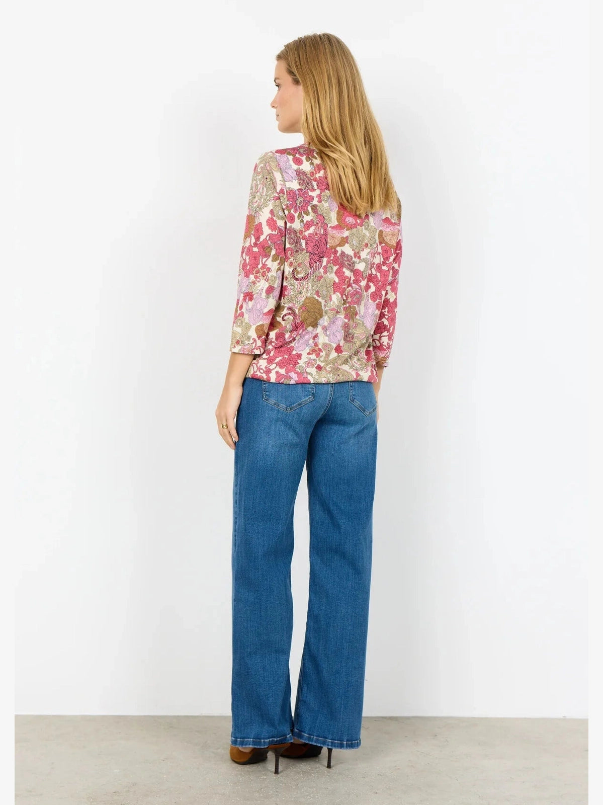 SC - FELICITY AOP 536 Blouse roze - Castelijn mode