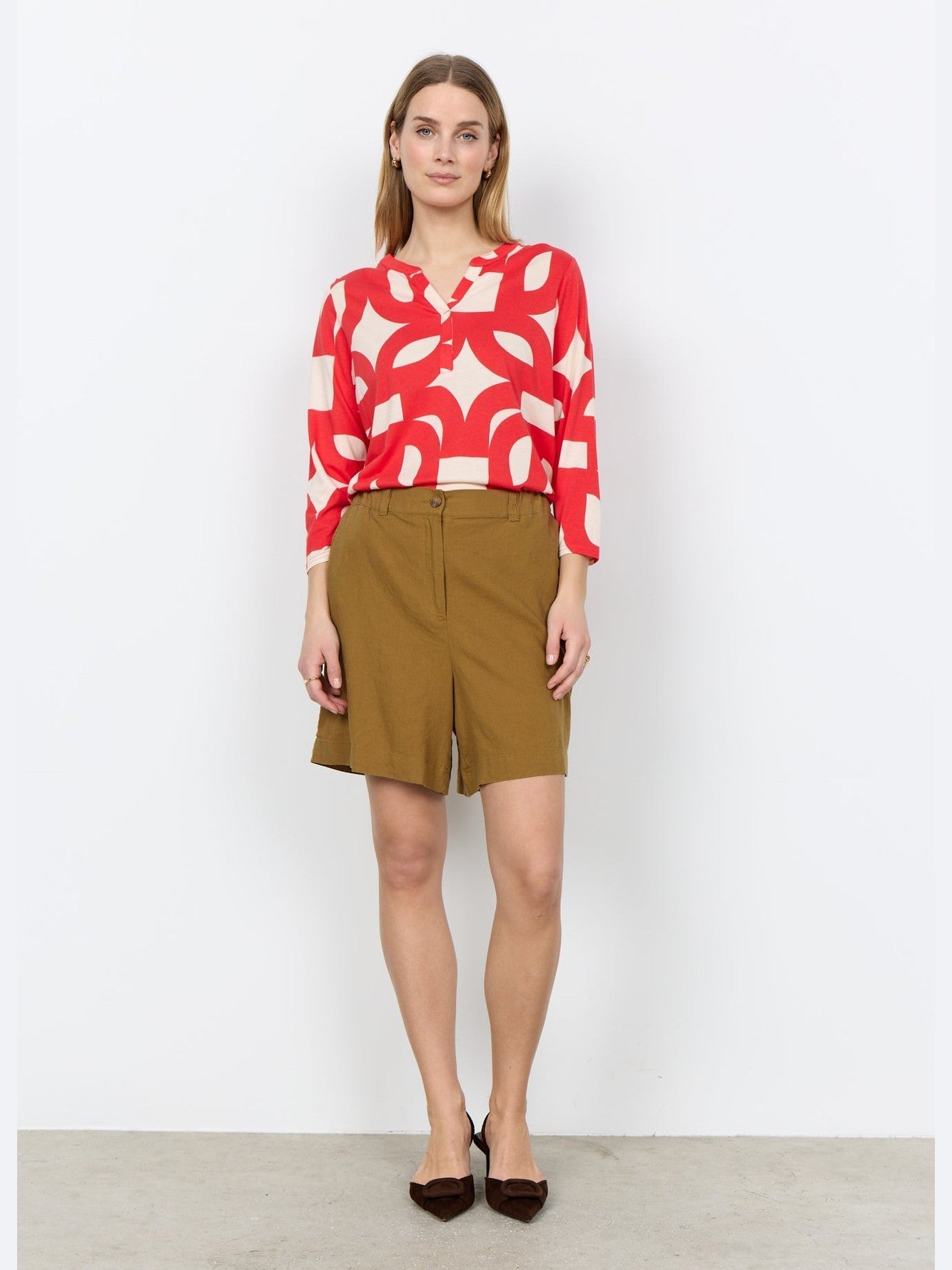 SC - FELICITY AOP 542 Blouse rood - Castelijn mode