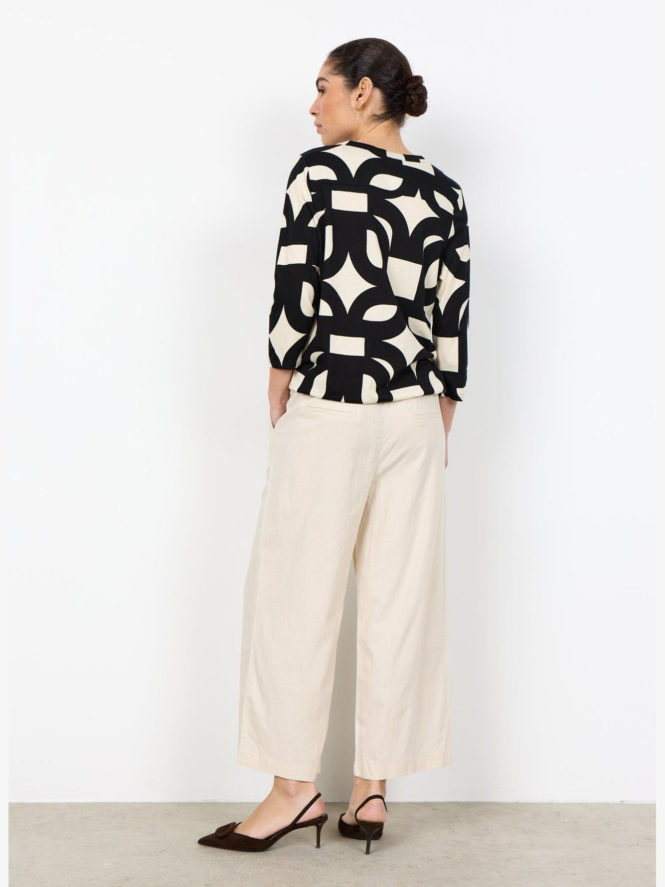 SC - FELICITY AOP 542 Blouse zwart - Castelijn mode