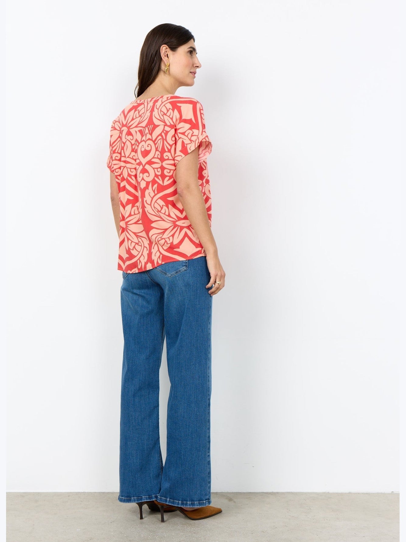 SC - FELONE 1 Blouse koraal - Castelijn mode