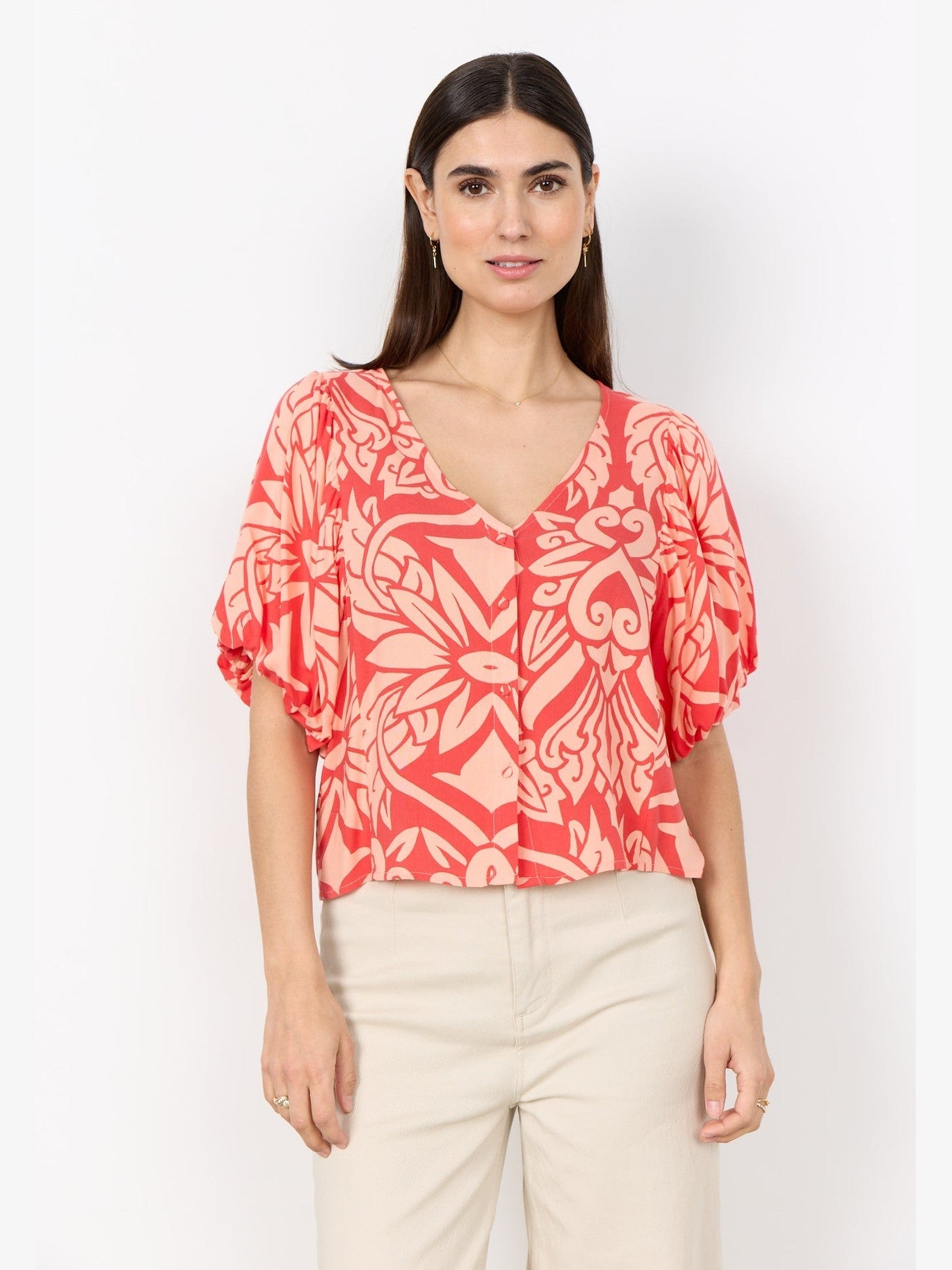 SC - FELONE 2 Blouse koraal - Castelijn mode