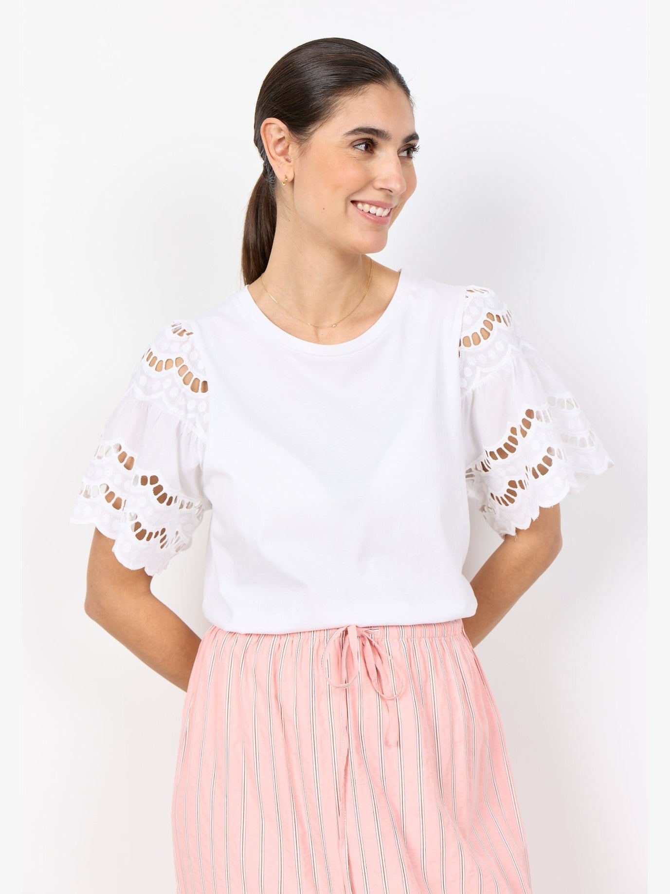 SC - LORAINE 10 T-shirt wit - Castelijn mode