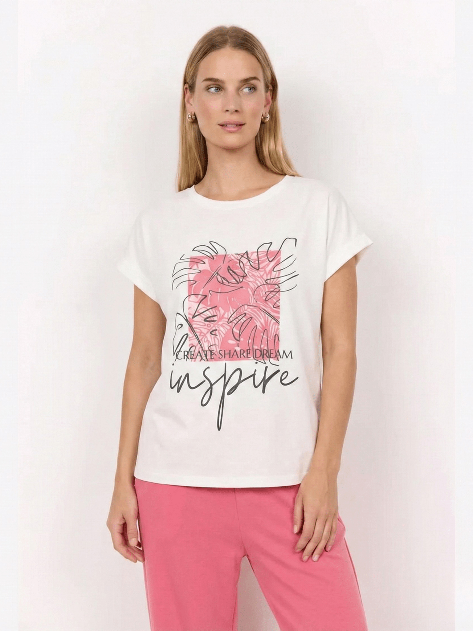 SC - RINA FP 17 T-shirt inspire roze - Castelijn mode