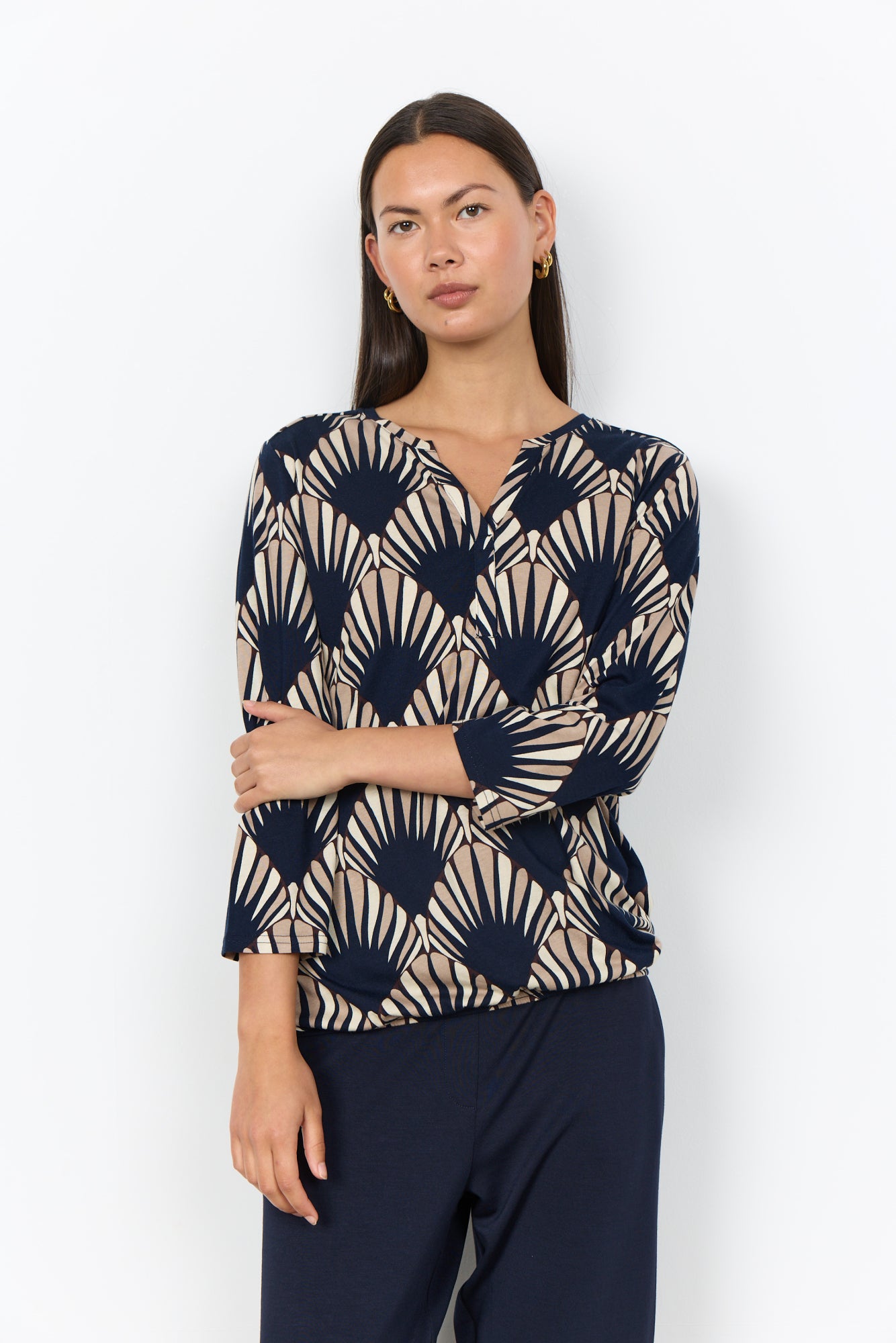 Felicity Blouse Donkerblauw