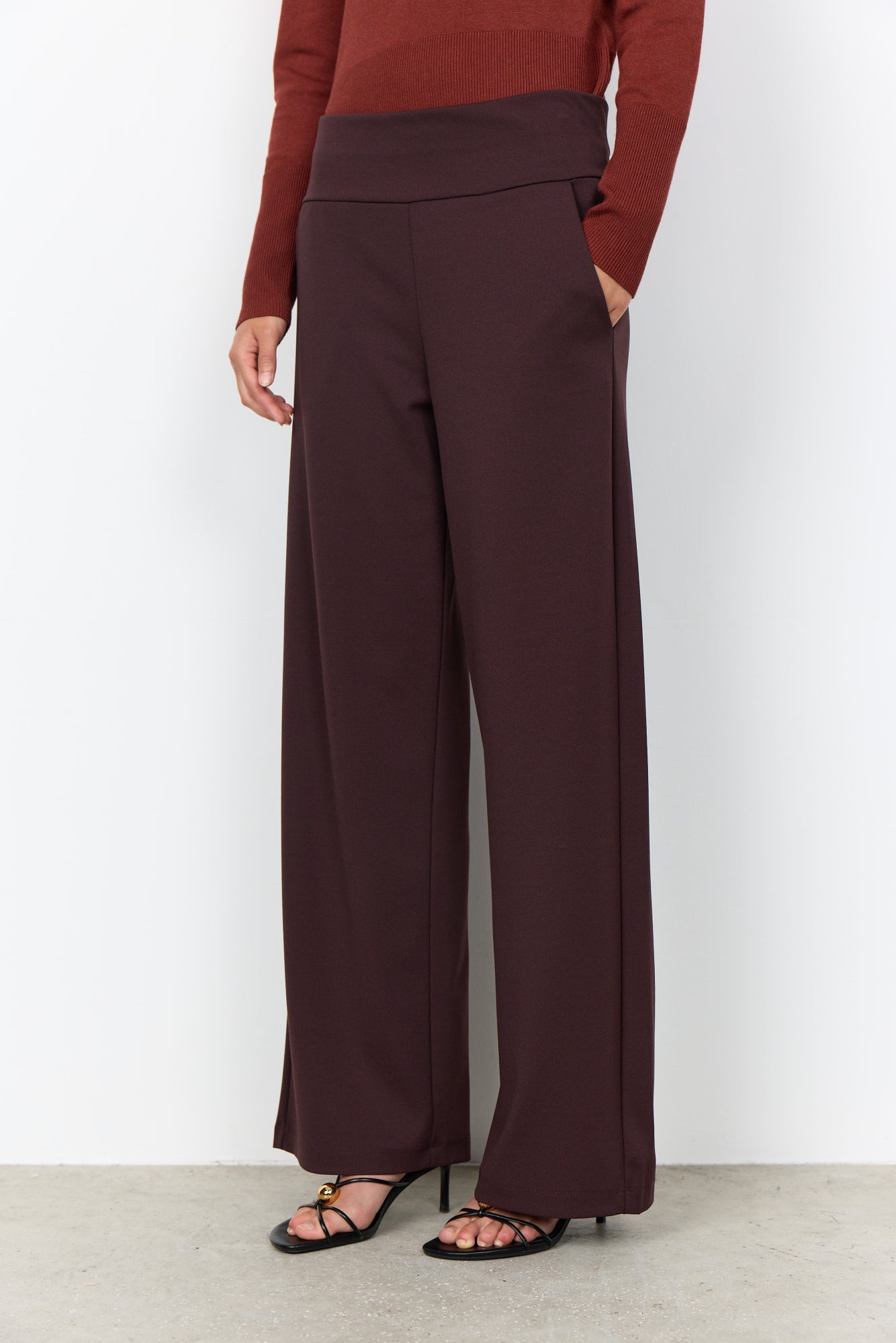 Siham Broek Donkerbruin