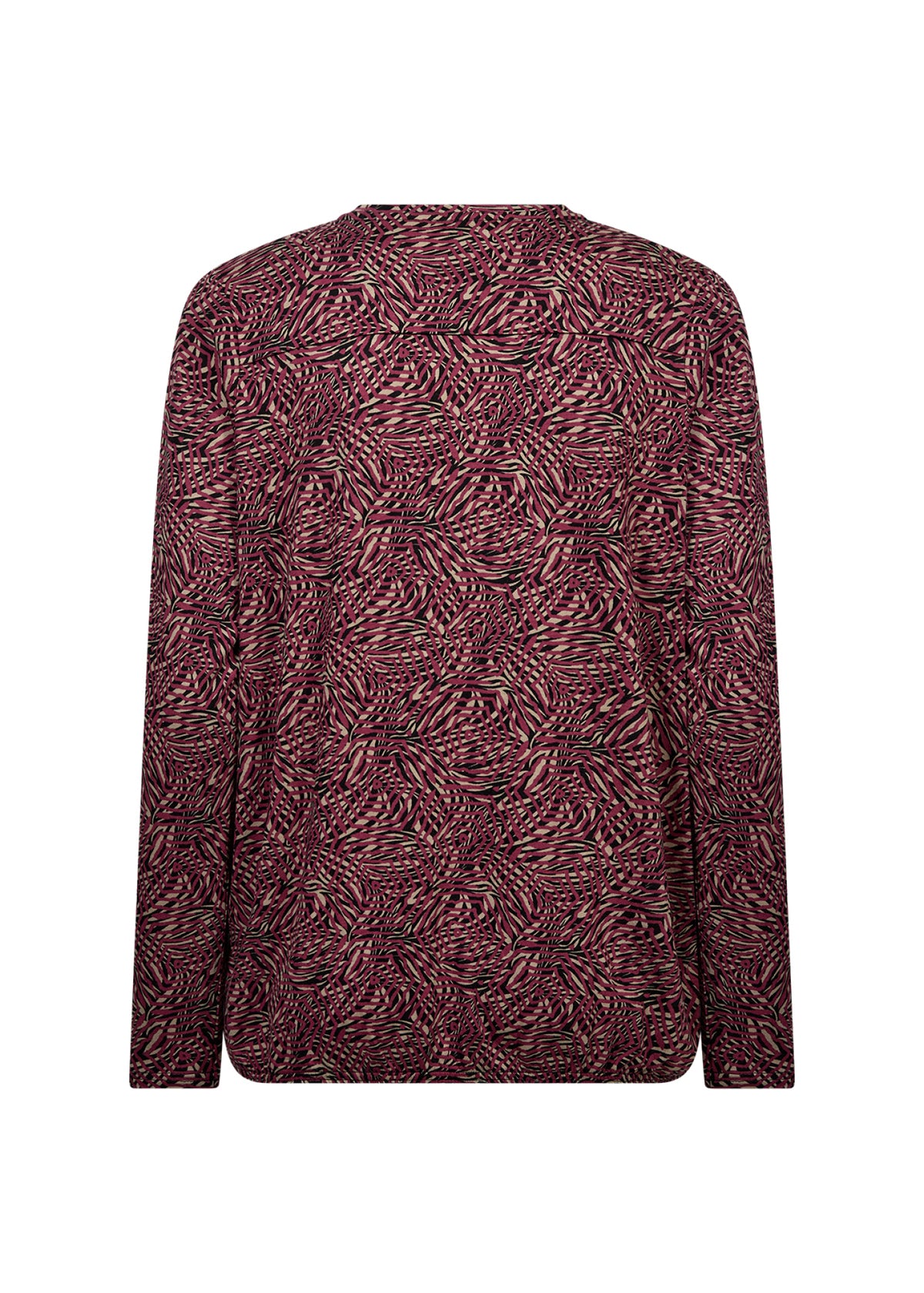 Felicity Blouse Grafische Print Bordeaux