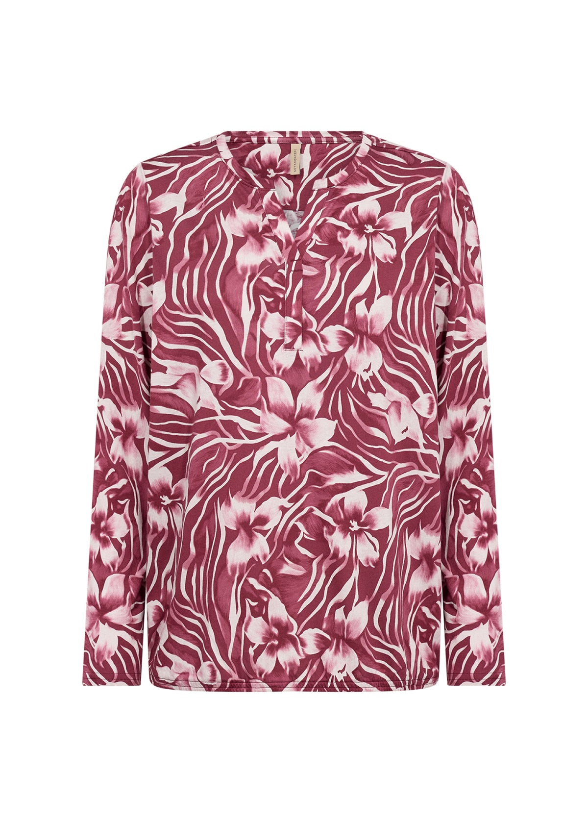 Felicity Blouse Bloemenprint Bordeaux