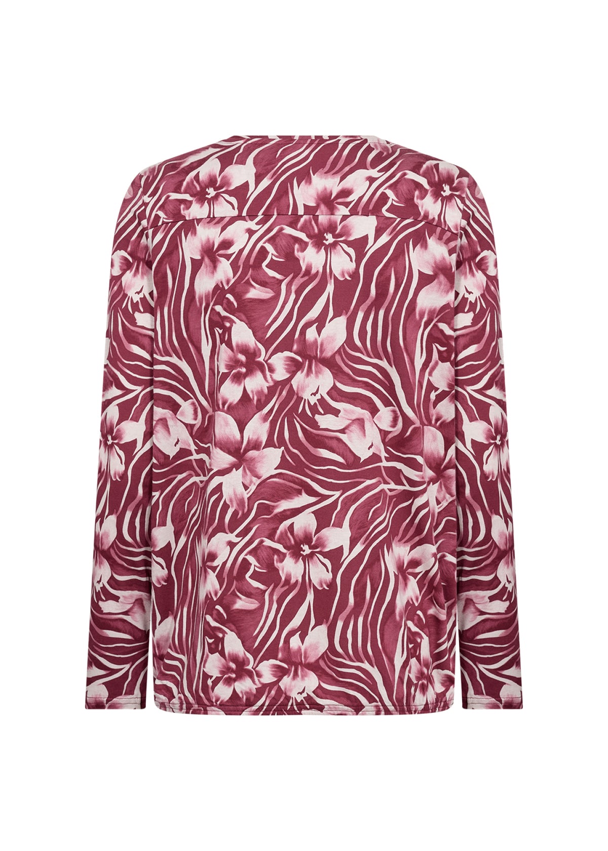 Felicity Blouse Bloemenprint Bordeaux
