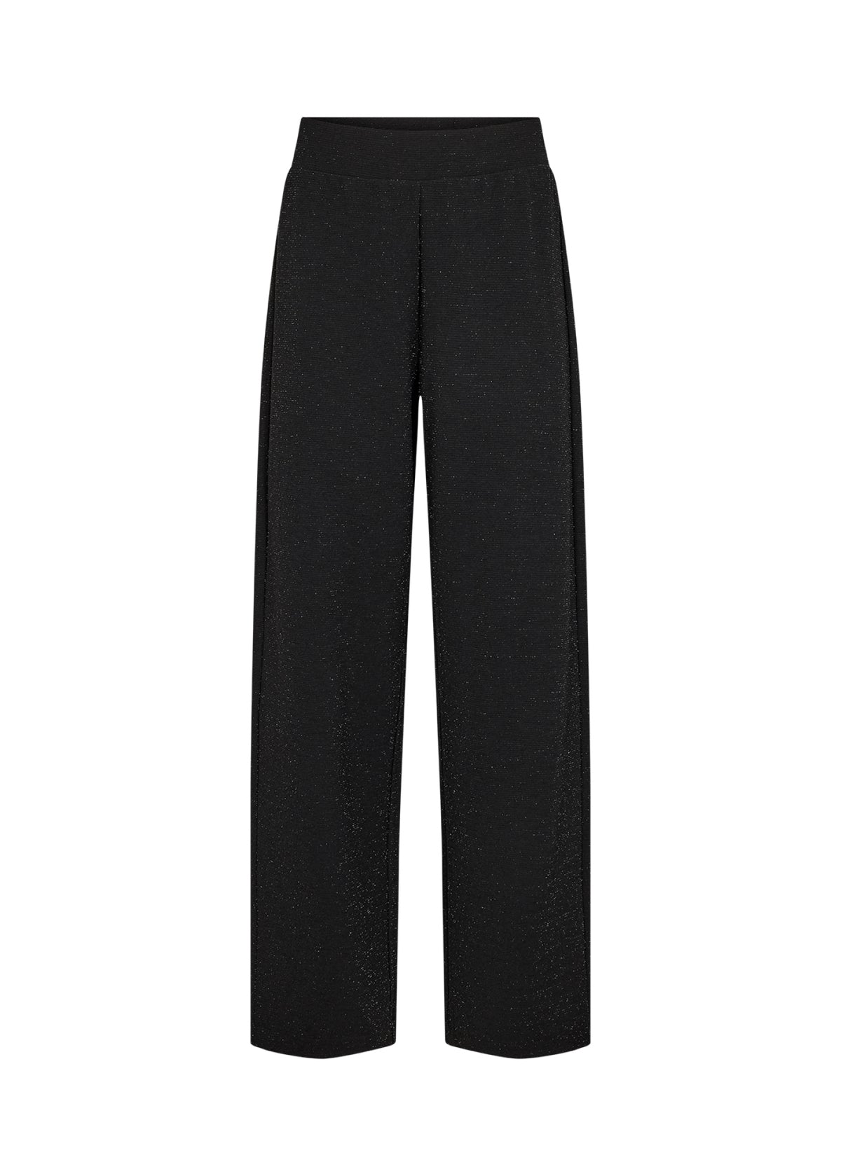 Andine Broek Wijde Pijp Glitter Zwart