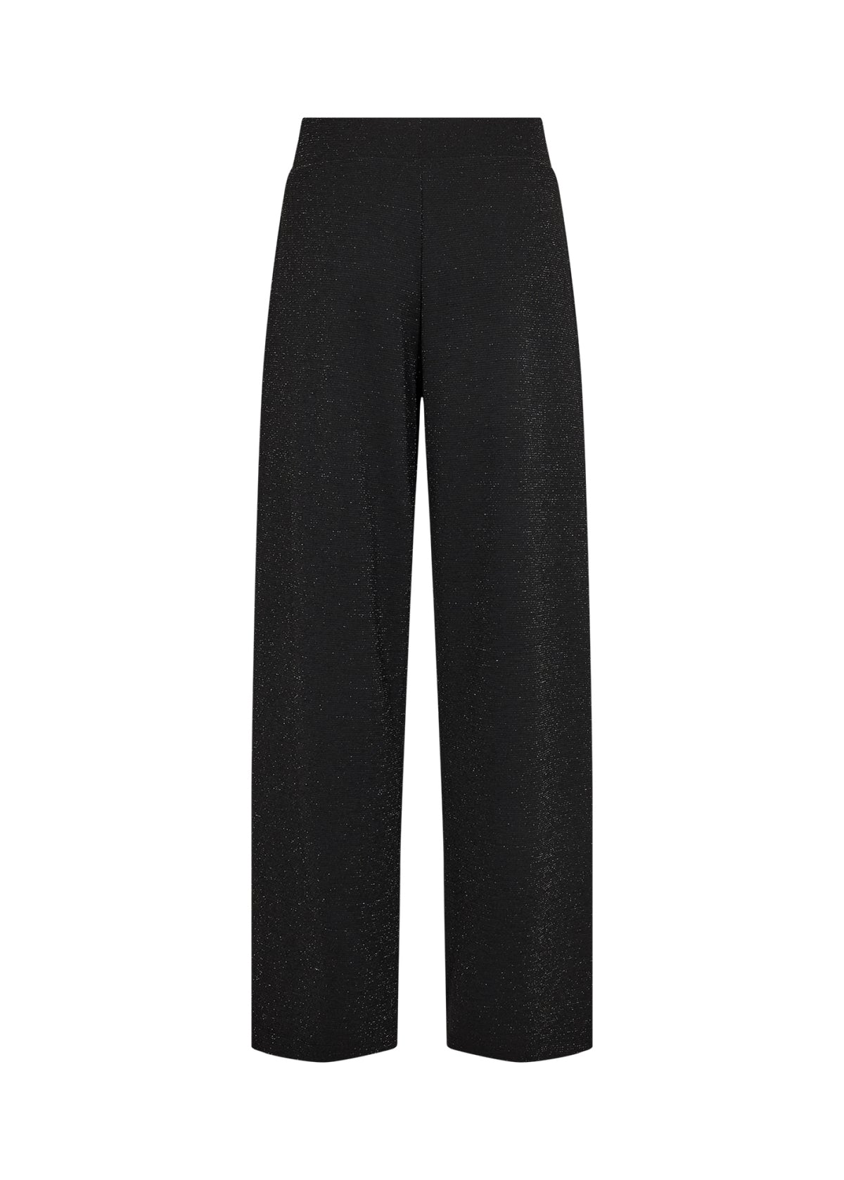 Andine Broek Wijde Pijp Glitter Zwart