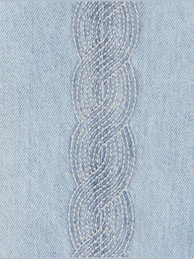 SP26.12009 Jeans met borduursel - Castelijn mode