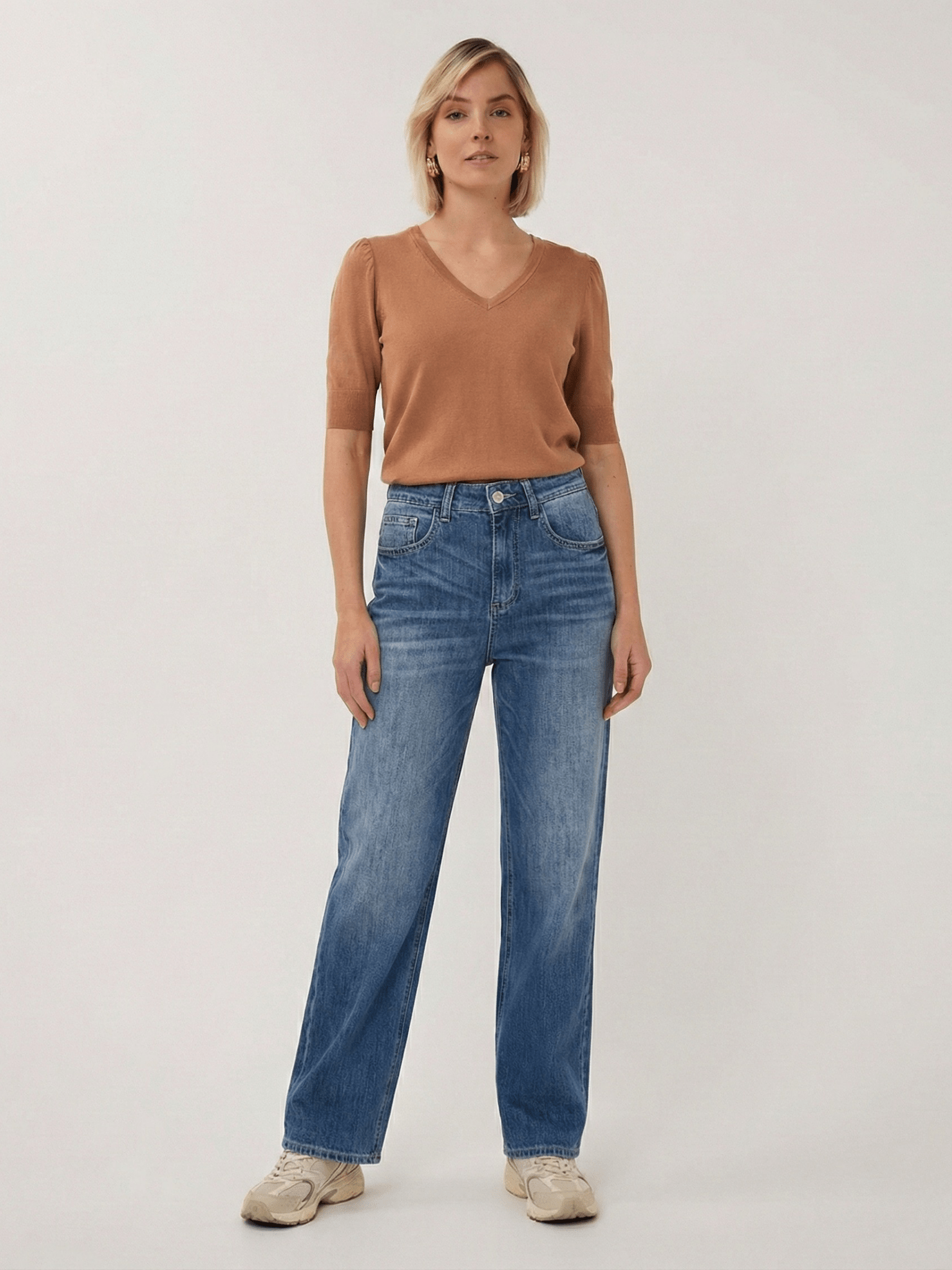 SP26.12017 Jeans met barrel fit - Castelijn mode